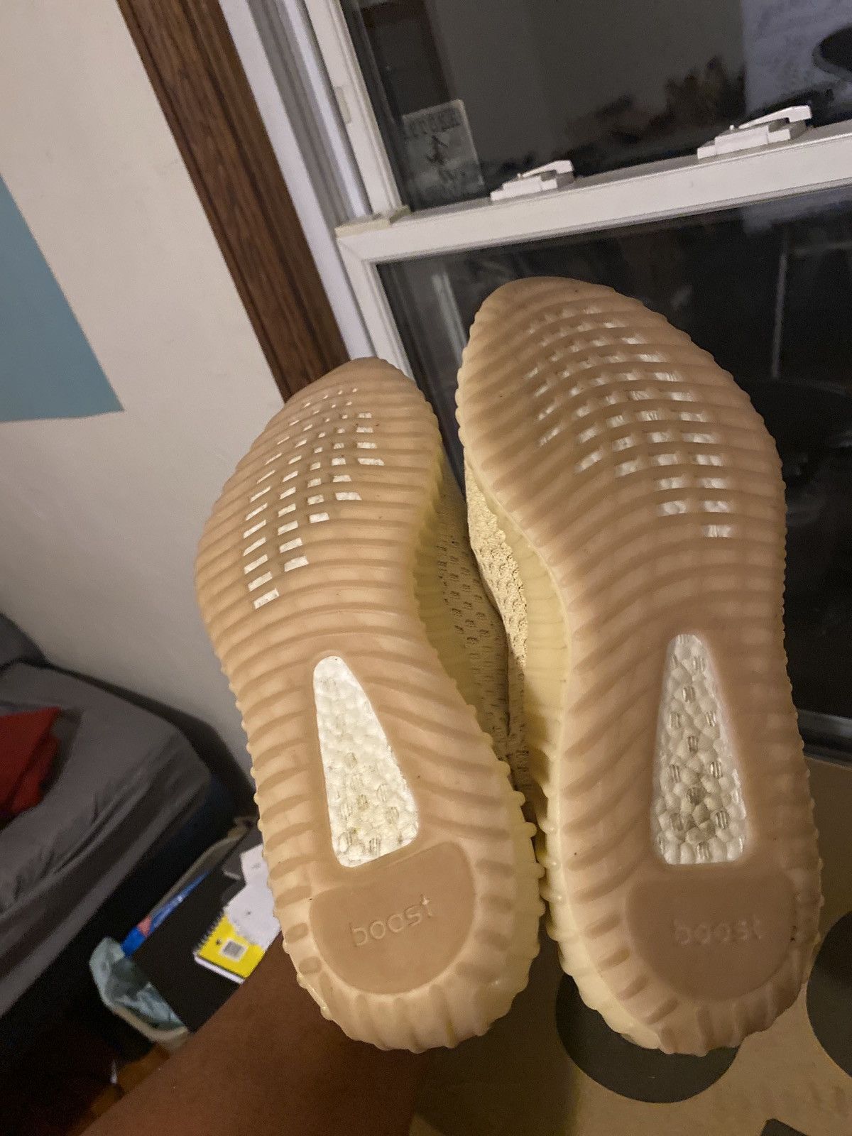 Adidas Yeezy 350 V2 “Linen” Size US 12 / EU 45 - 3 Thumbnail