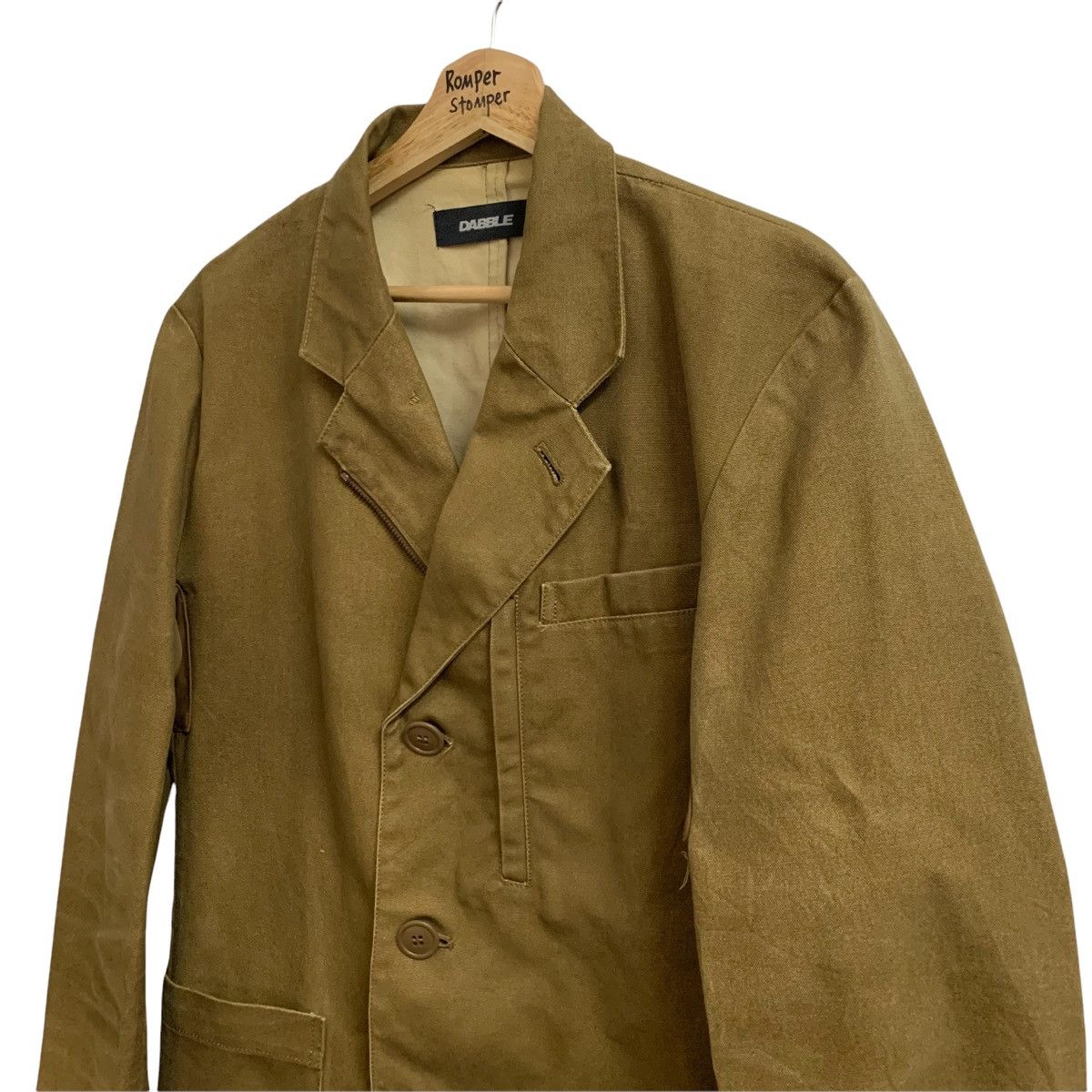 Vintage 🇯🇵DABBLE Chore Jacket Riri Zipper Size US S / EU 44-46 / 1 - 6 Thumbnail