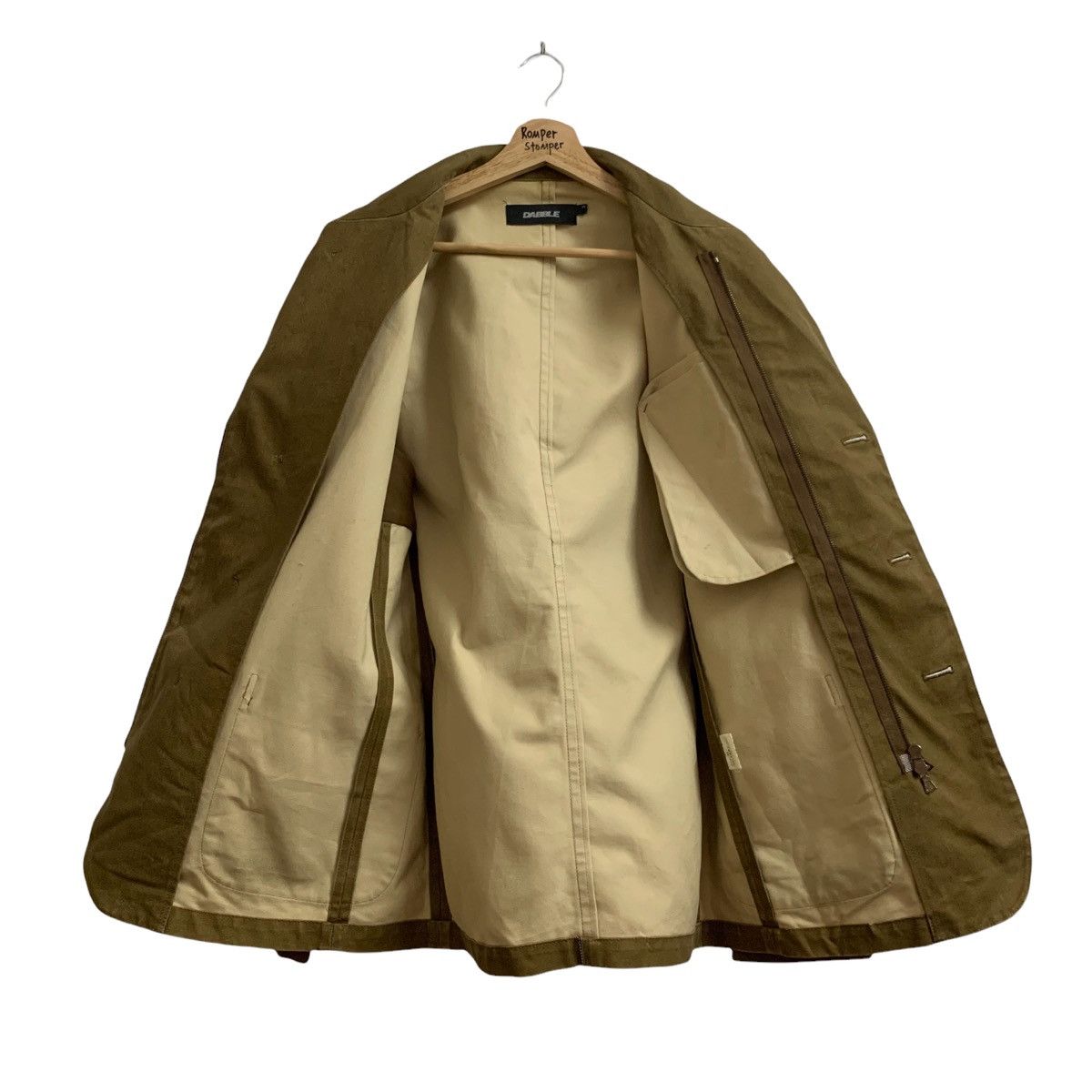Vintage 🇯🇵DABBLE Chore Jacket Riri Zipper Size US S / EU 44-46 / 1 - 13 Thumbnail