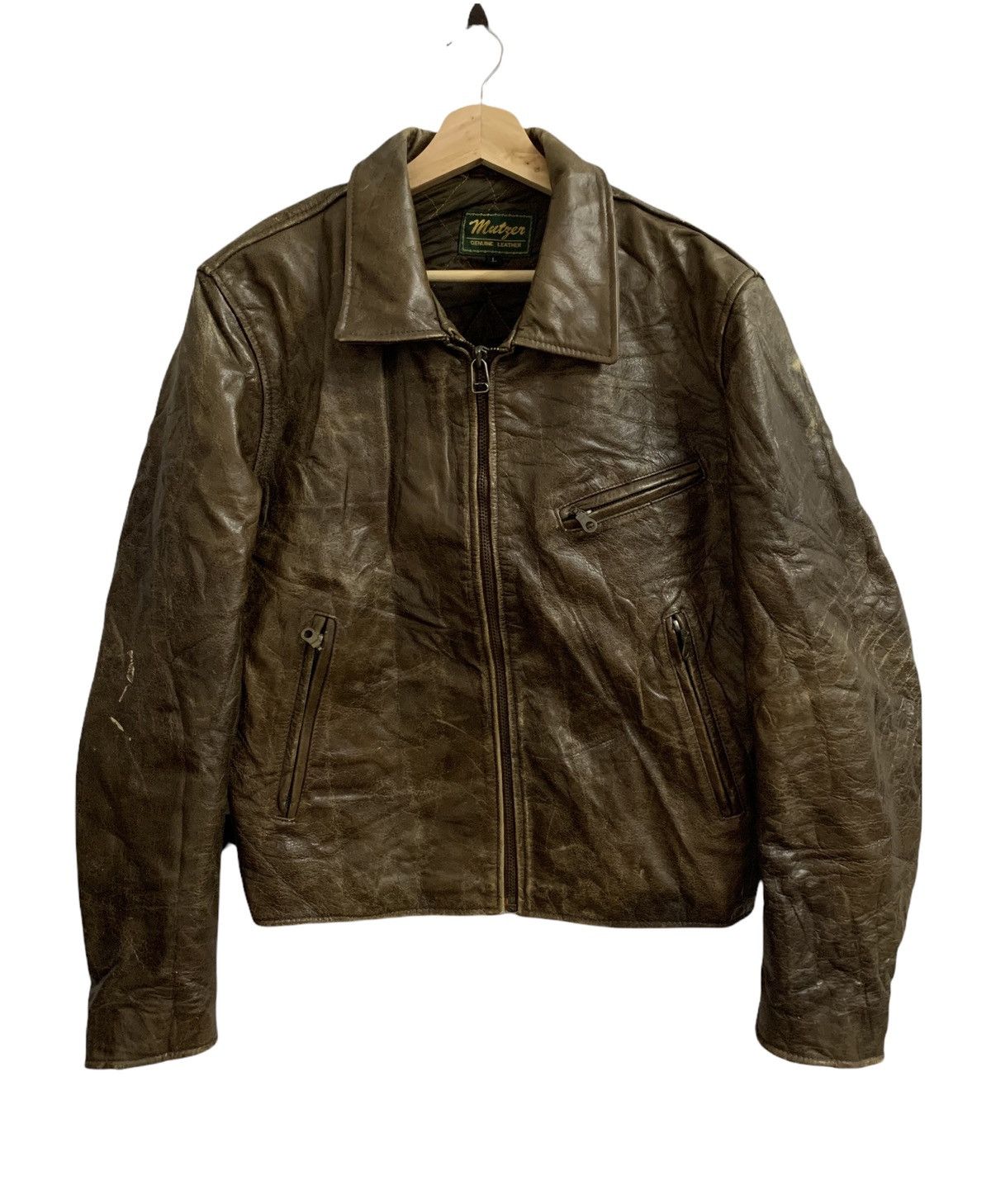 GOREWEAR × Genuine Leather Mutger Bikers Genuine Leather Jacket Size US M / EU 48-50 / 2 - 1 Thumbnail