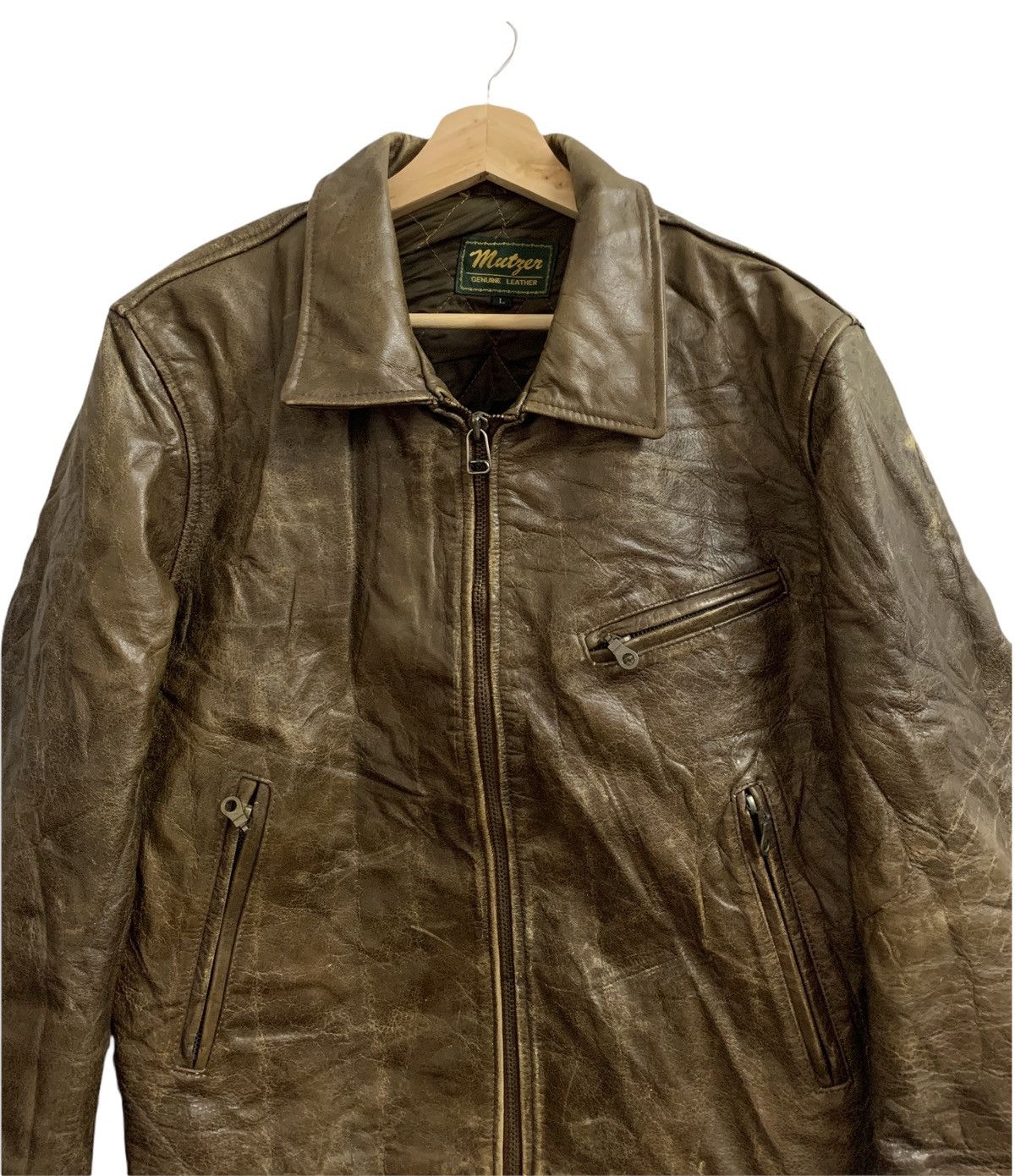 GOREWEAR × Genuine Leather Mutger Bikers Genuine Leather Jacket Size US M / EU 48-50 / 2 - 2 Thumbnail