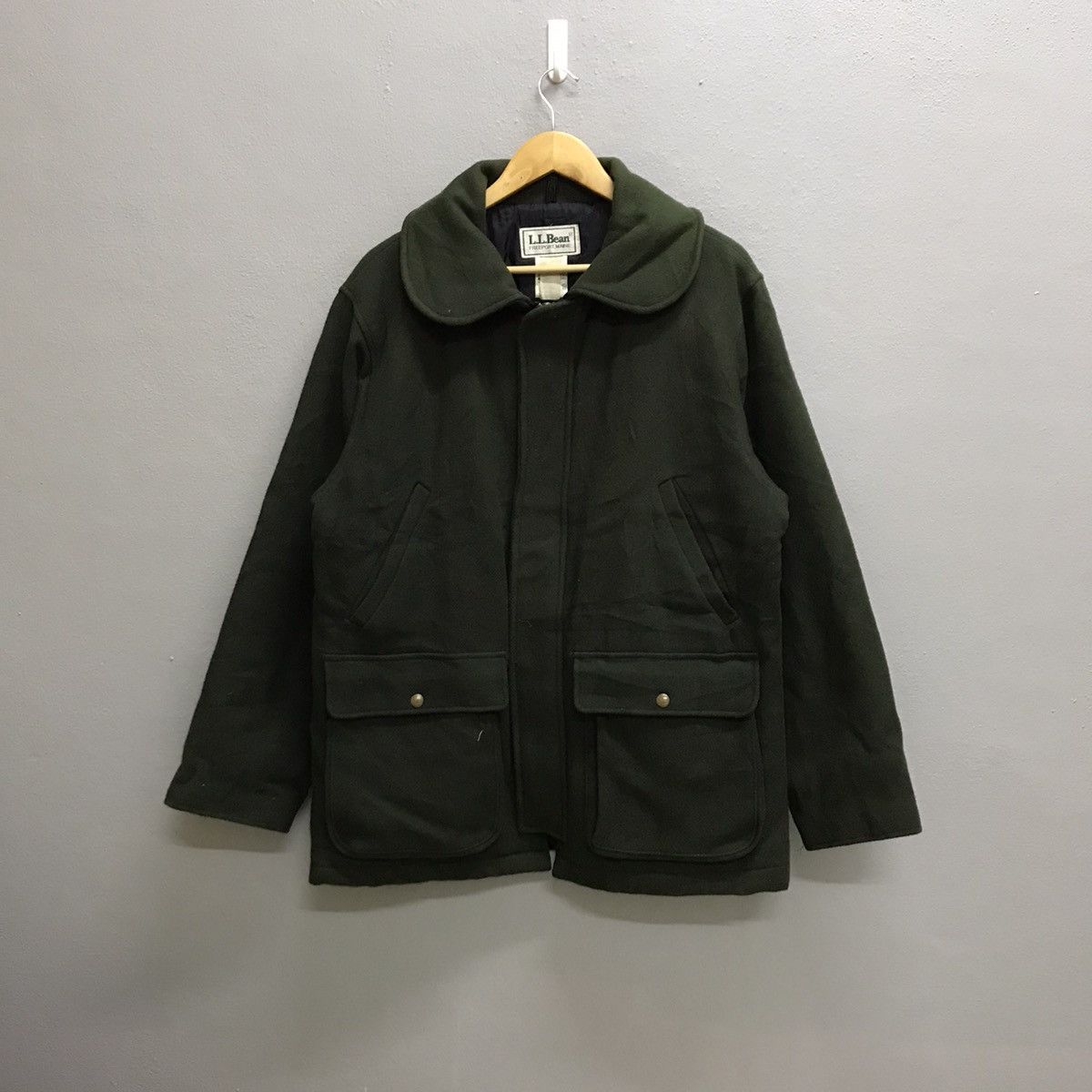 L.L. Bean Vintage 80s L.L Bean Wool Shooting Jacket Size US L / EU 52-54 / 3 - 3 Thumbnail