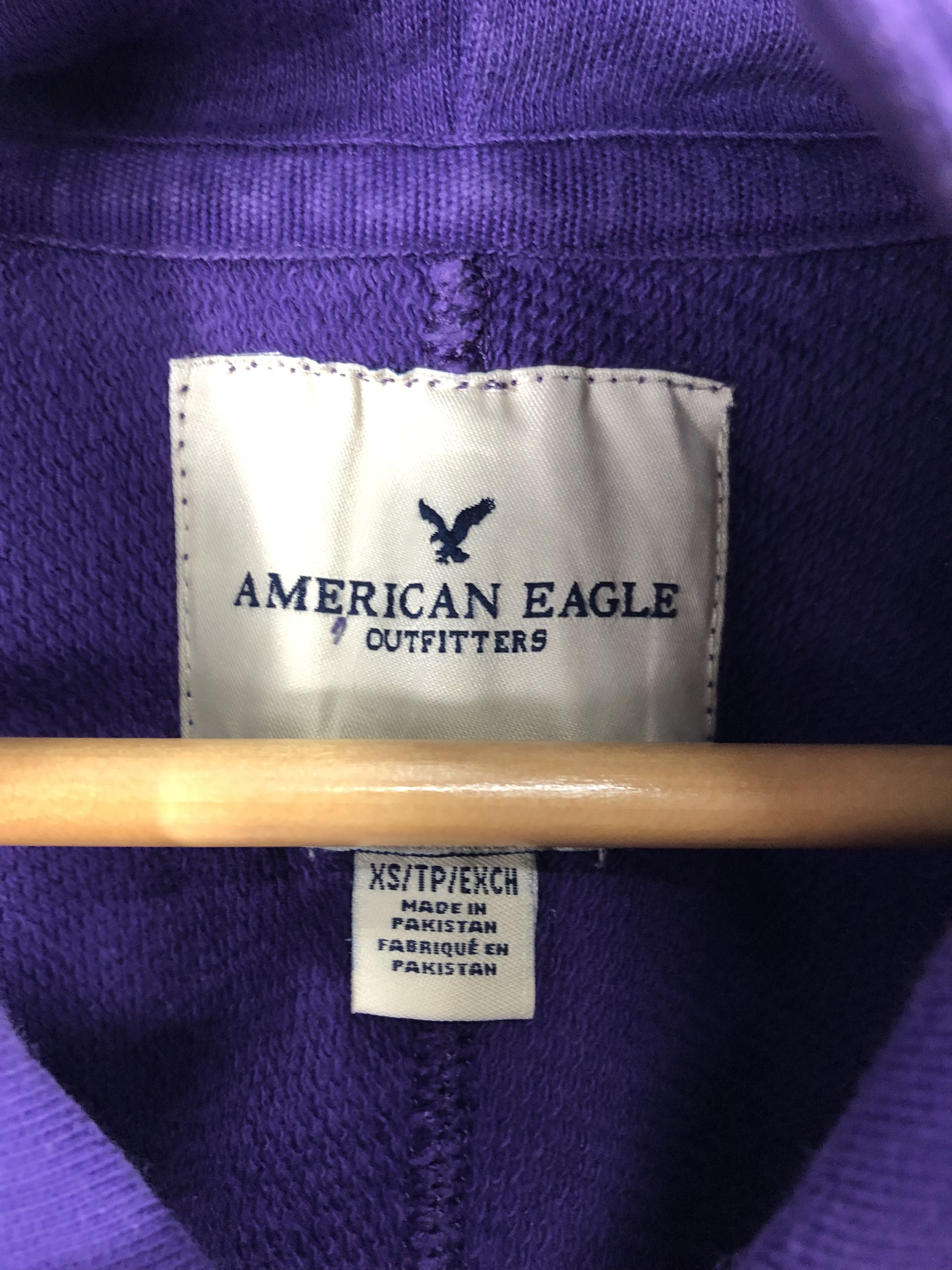 American Eagle Outfitters × Vintage Vintage American Eagle Embroidery Hoodie Size US XS / EU 42 / 0 - 9 Thumbnail