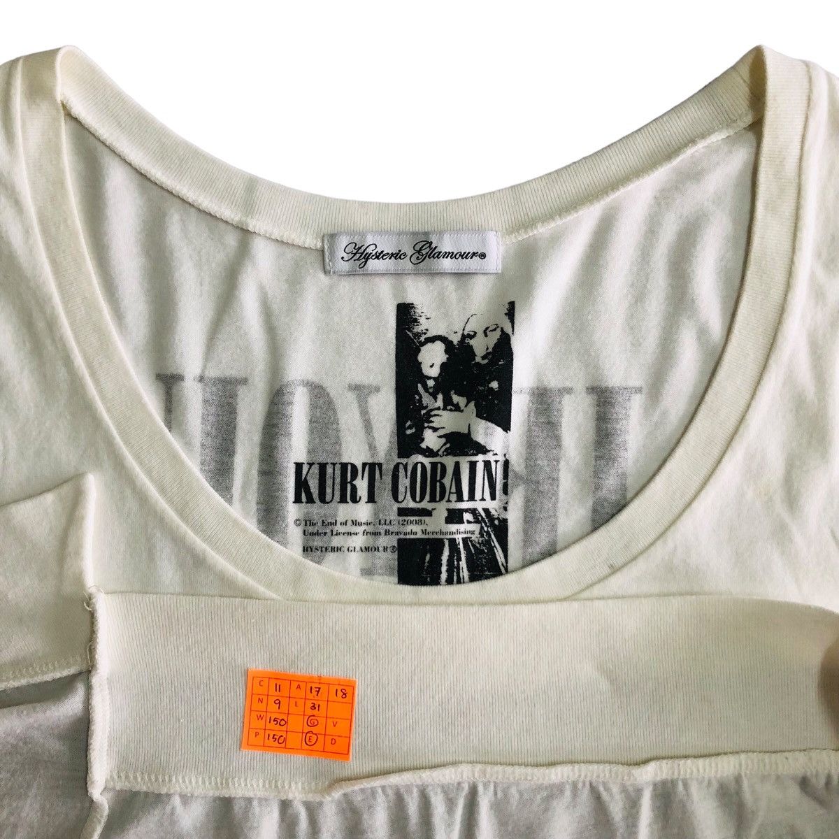 Hysteric Glamour Vintage Hysteric Glamour Kurt Cobain Tshirt Size S / US 4 / IT 40 - 5 Thumbnail
