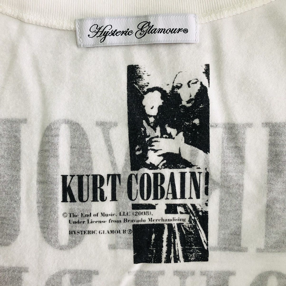 Hysteric Glamour Vintage Hysteric Glamour Kurt Cobain Tshirt Size S / US 4 / IT 40 - 6 Thumbnail