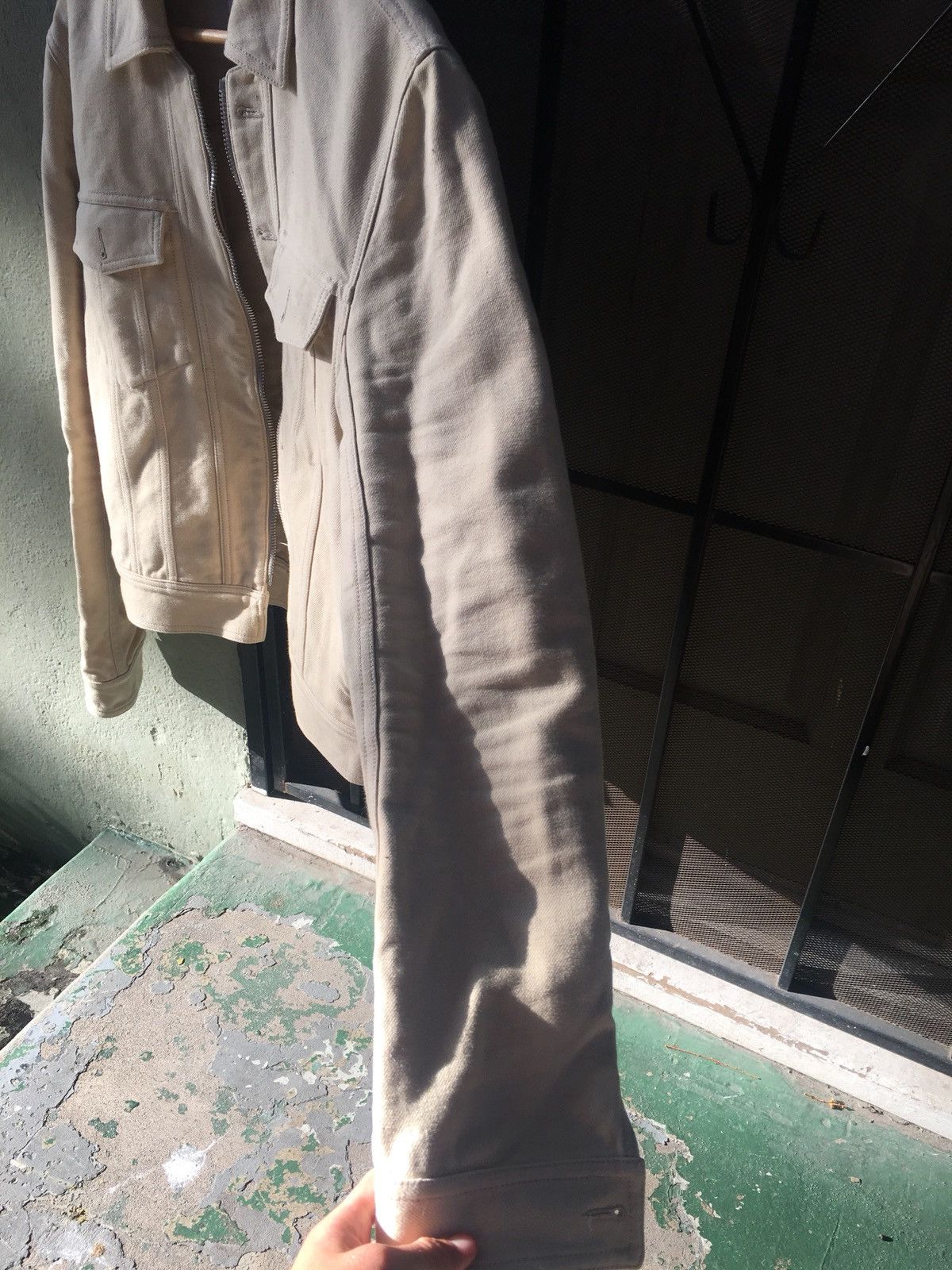 Maison Margiela Beige Denim Jacket Size US L / EU 52-54 / 3 - 5 Thumbnail