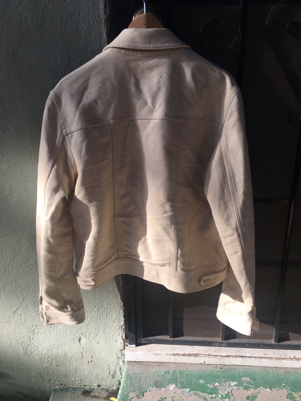 Maison Margiela Beige Denim Jacket Size US L / EU 52-54 / 3 - 7 Thumbnail
