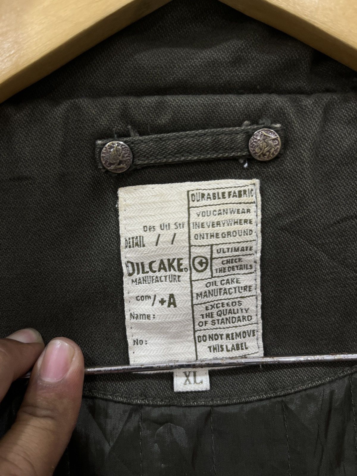 Japanese Brand (Qq). DILCAKE MANUFACTURE TACTICAL JACKET Size US M / EU 48-50 / 2 - 5 Thumbnail