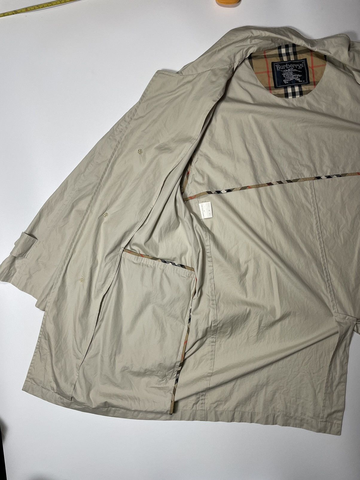 Burberry Vintage Burberrys Trench Coat Nova Check Plaid Tartan light Size US L / EU 52-54 / 3 - 10 Thumbnail