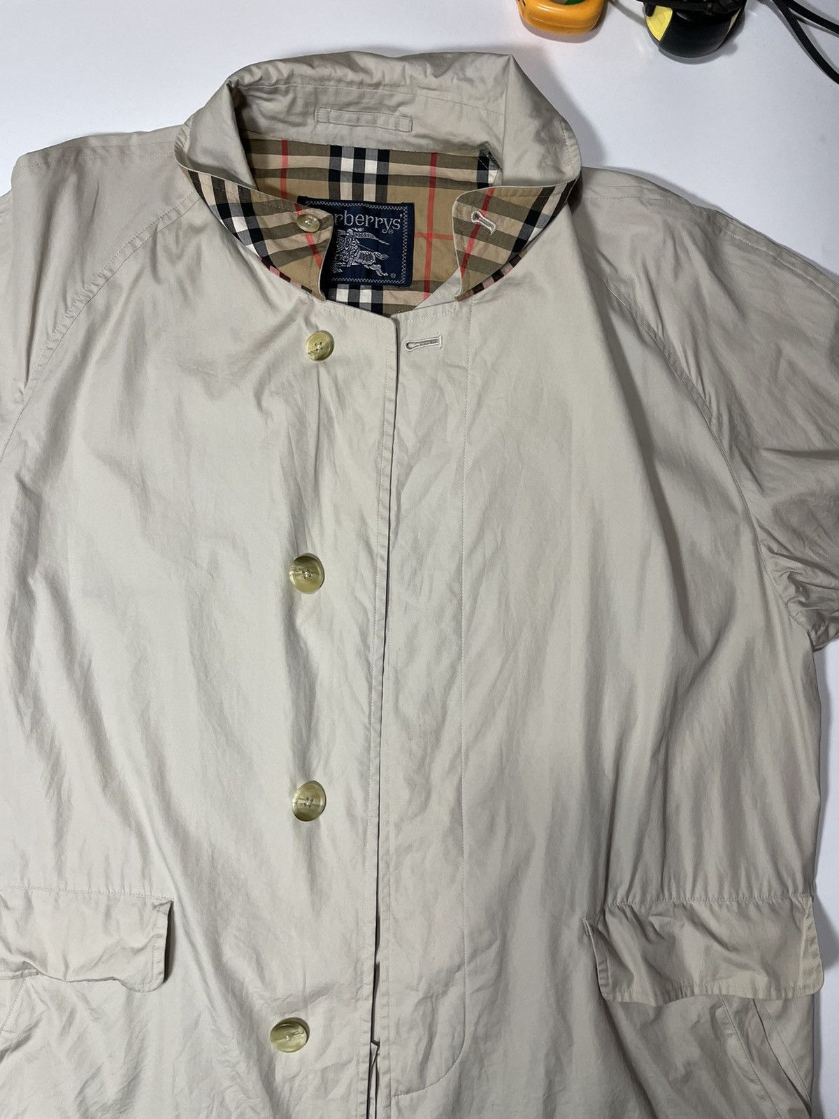 Burberry Vintage Burberrys Trench Coat Nova Check Plaid Tartan light Size US L / EU 52-54 / 3 - 7 Thumbnail