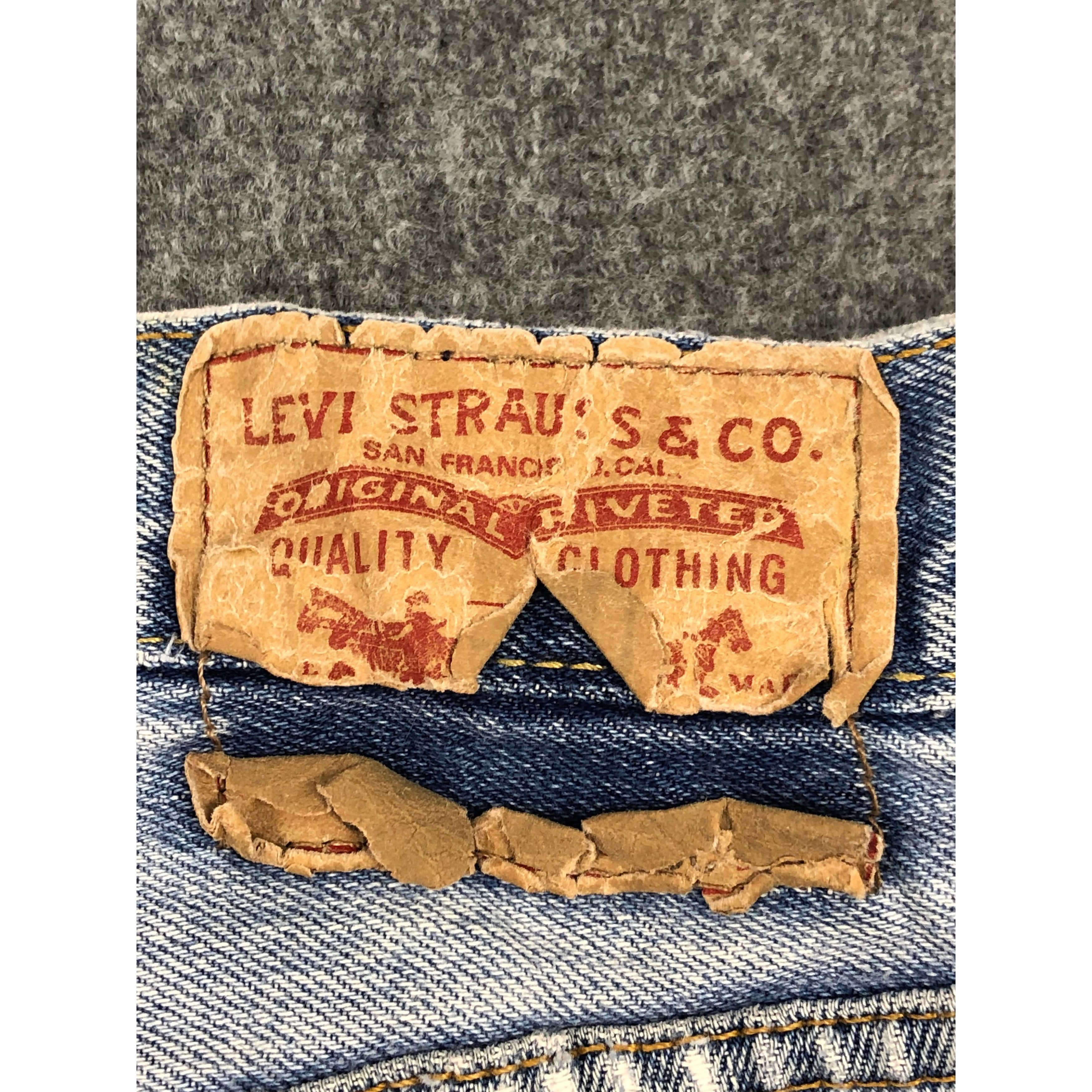 Levi's Vintage Levis 550 Relaxed Fit Faded Denim DP0246 Size US 36 / EU 52 - 5 Thumbnail