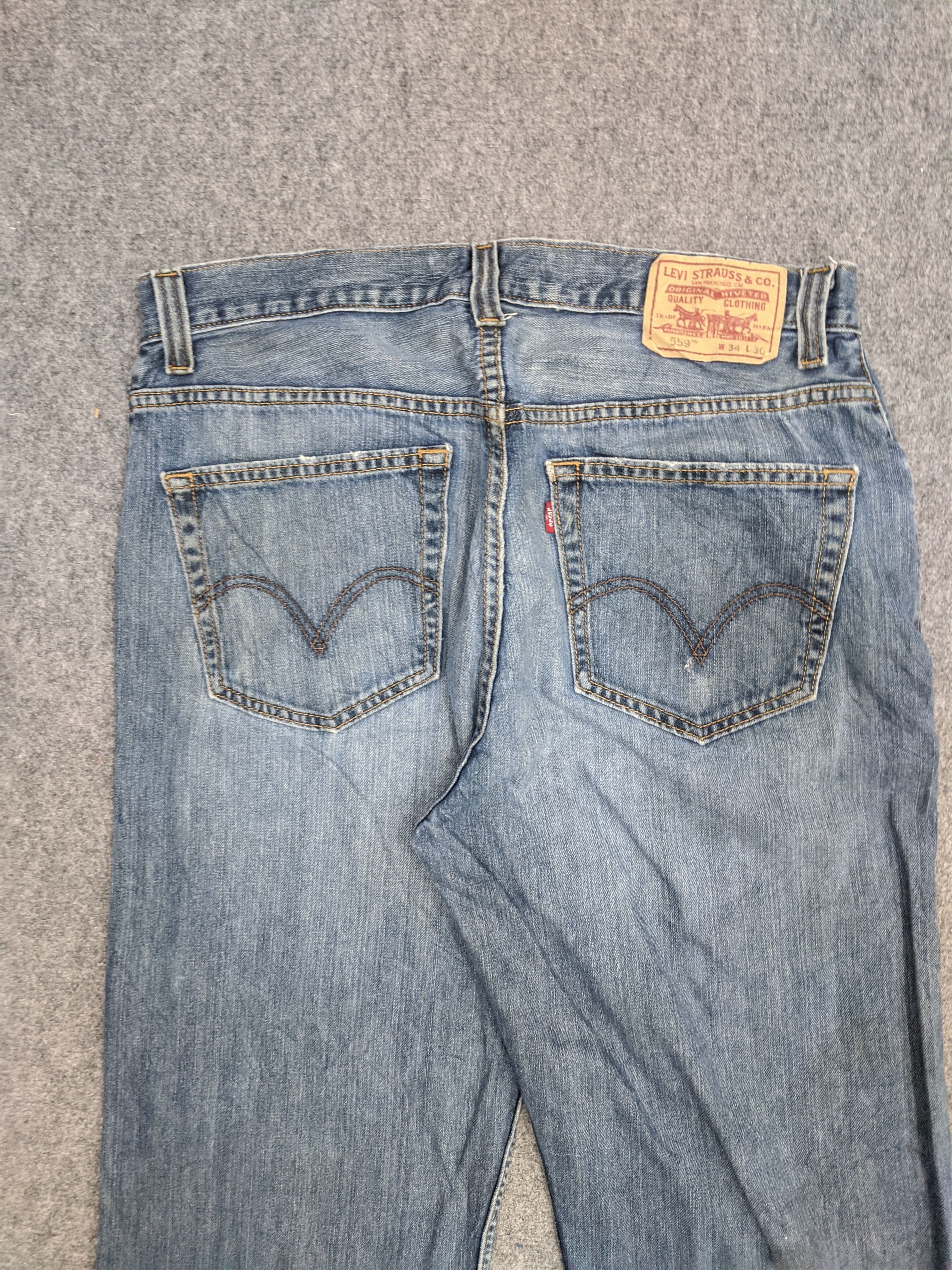 Levi's Vintage Levis 559 Jeans DP0905 Size US 35 - 4 Thumbnail