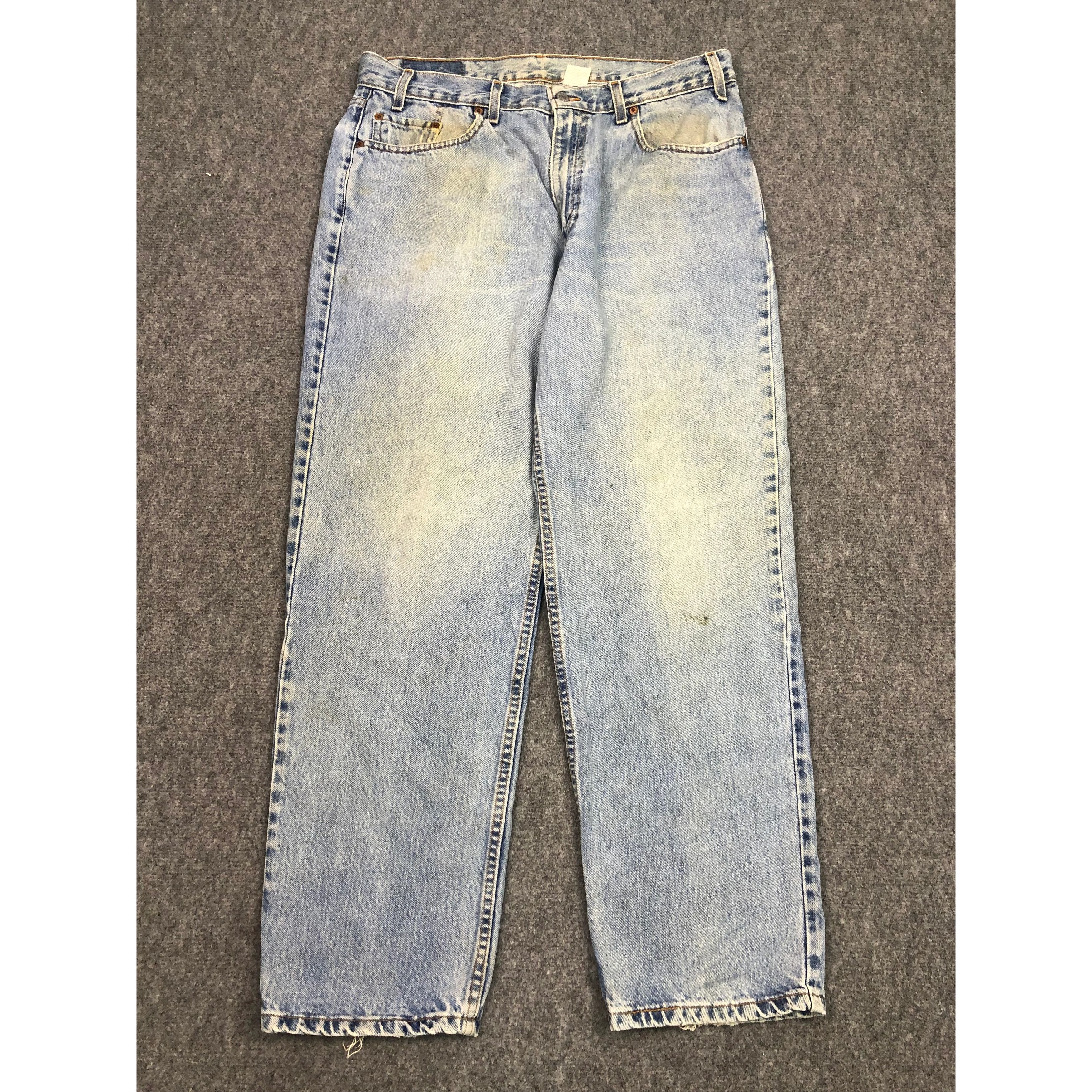 Levi's Vintage 90s Levis 550 Jeans Lightwash DP0418 Size US 36 / EU 52 - 1 Thumbnail