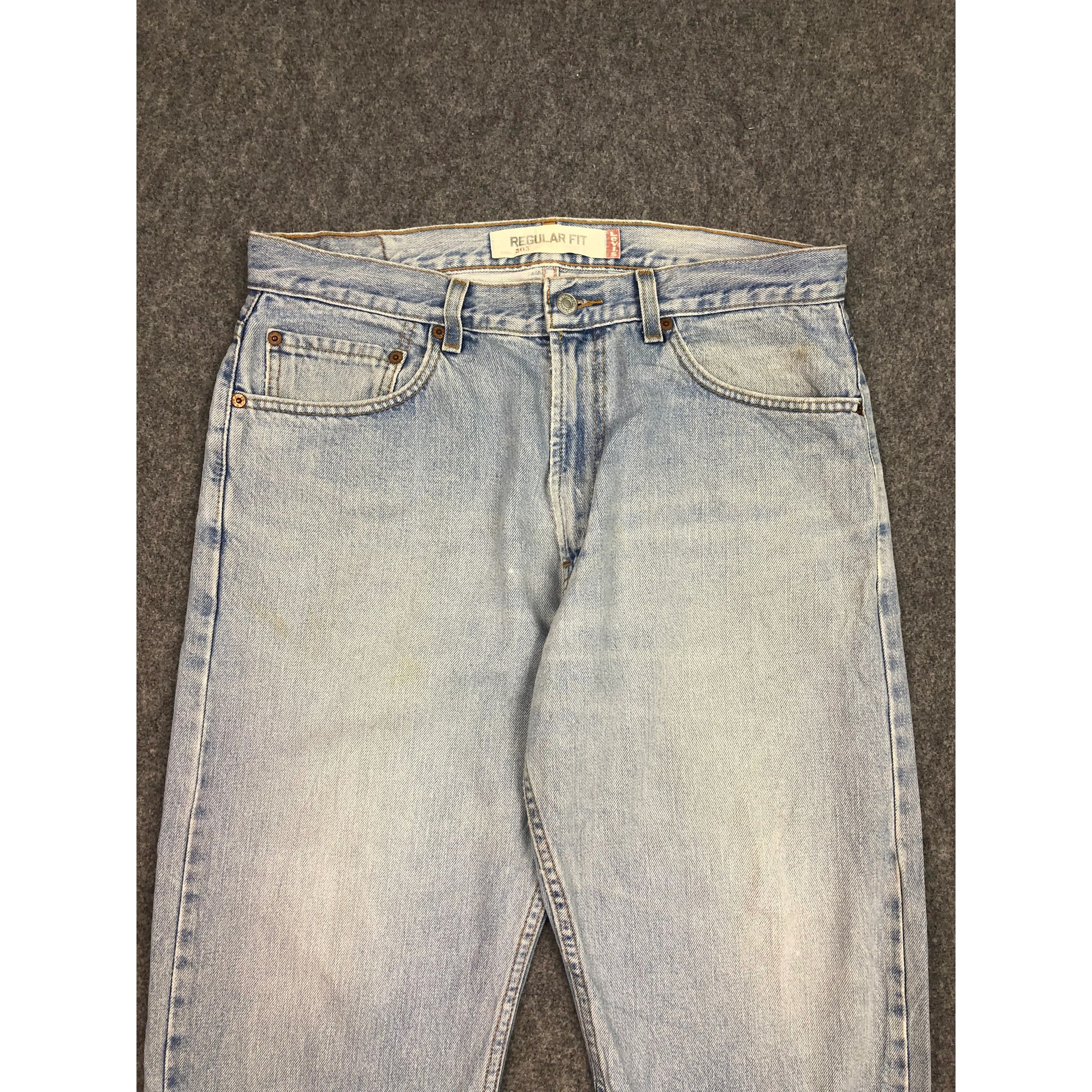 Levi's Vintage Levis 505 Lightwash Jeans DP0417 Size US 34 / EU 50 - 3 Thumbnail