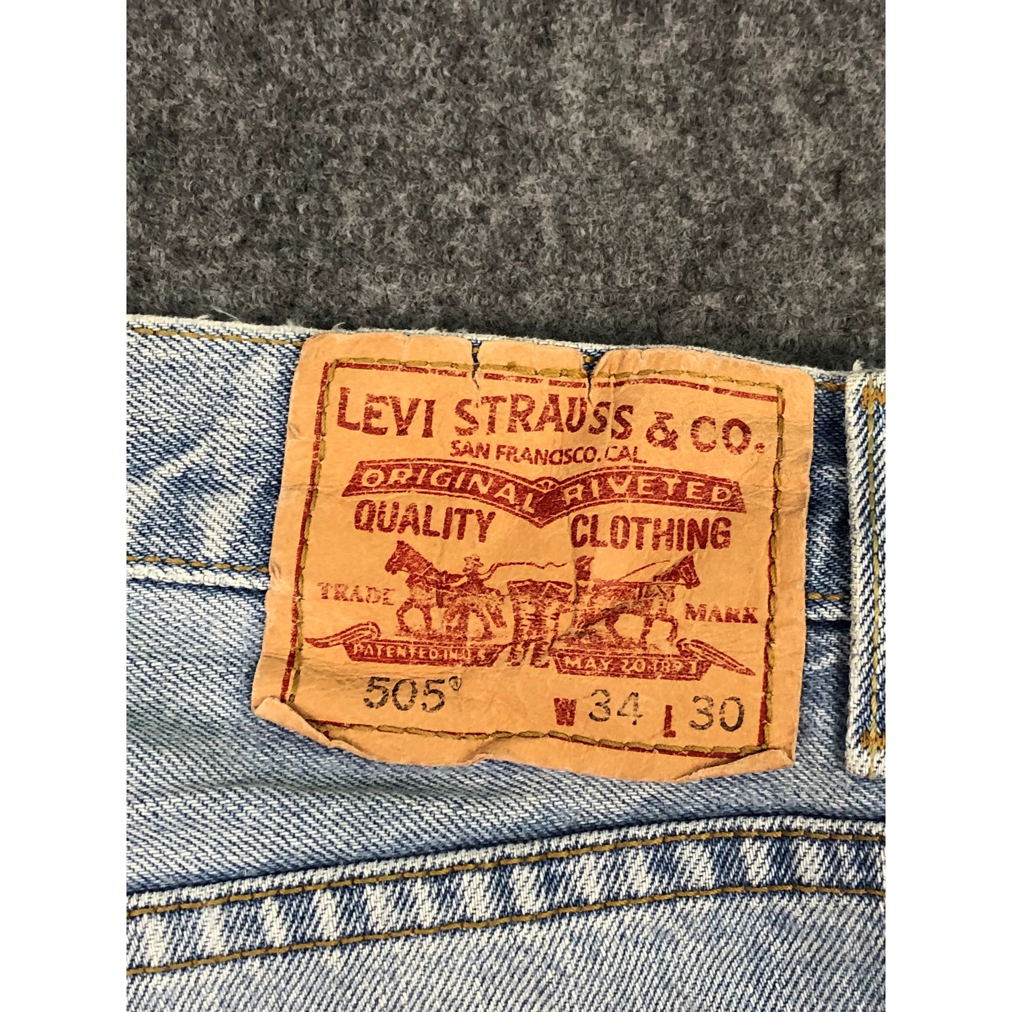 Levi's Vintage Levis 505 Lightwash Jeans DP0417 Size US 34 / EU 50 - 5 Thumbnail