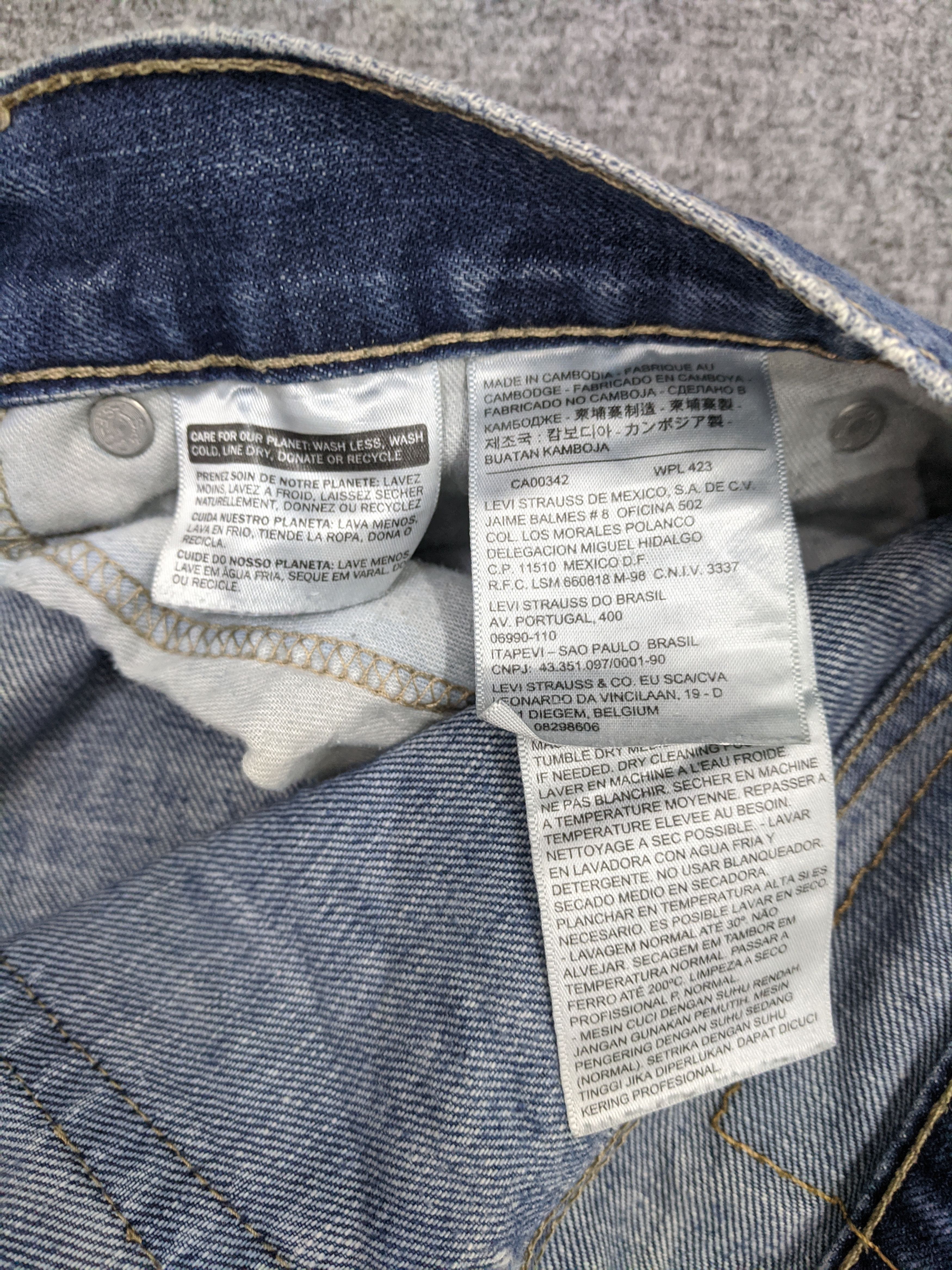 Levi's Vintage Levis 514 Jeans DP0909 Size US 35 - 6 Thumbnail