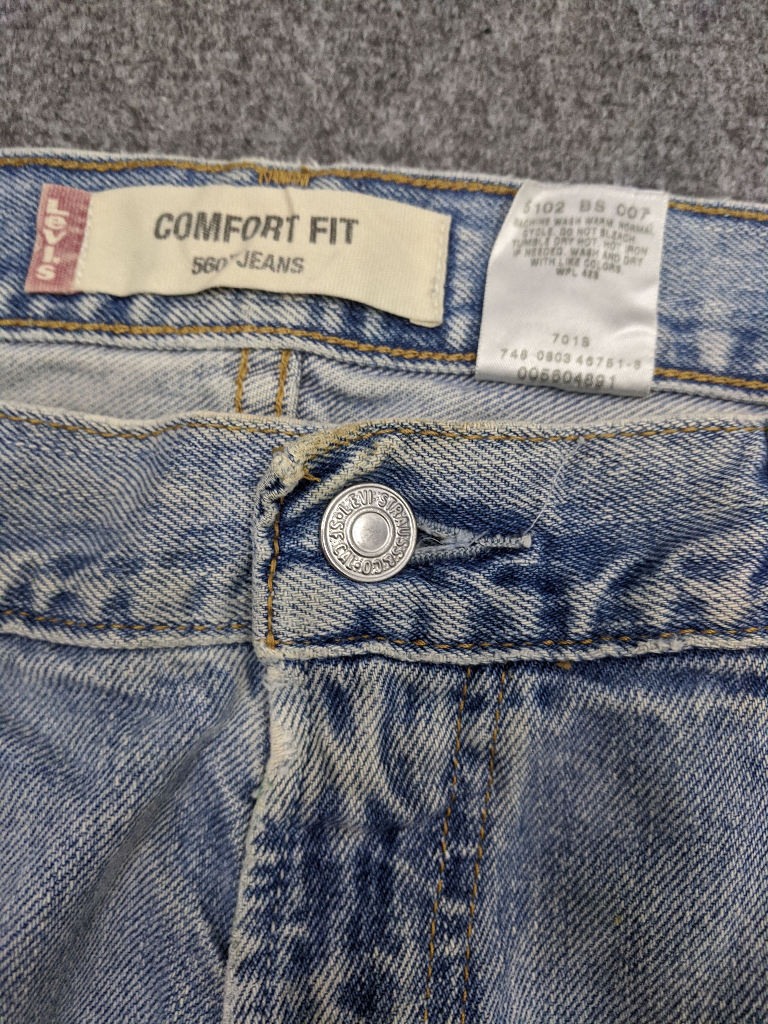 Levi's Vintage Levis 560 Jeans DP0908 Size US 36 / EU 52 - 10 Thumbnail