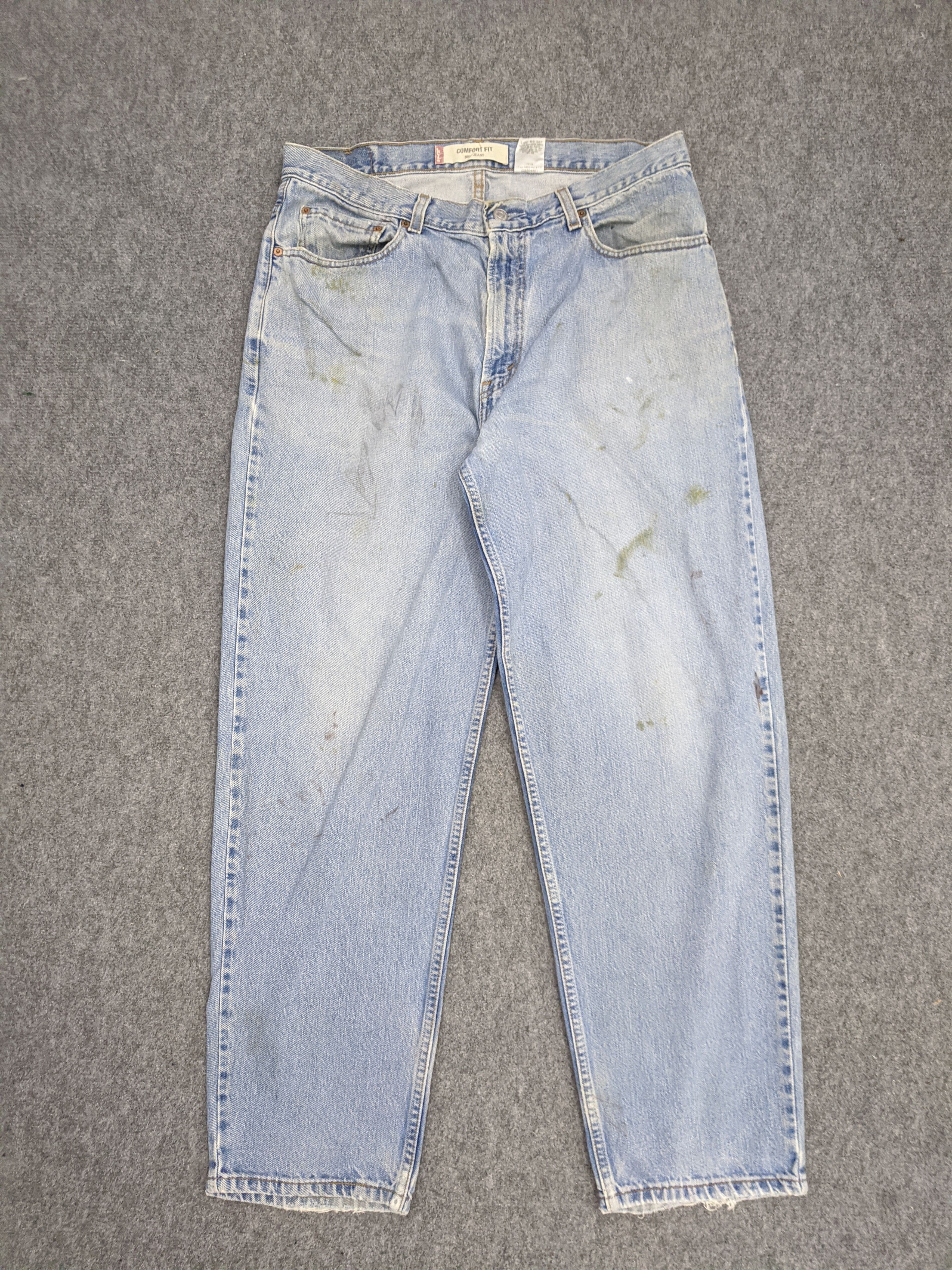 image of Levis 560 Jeans in Blue Denim, Men's (Size 36)