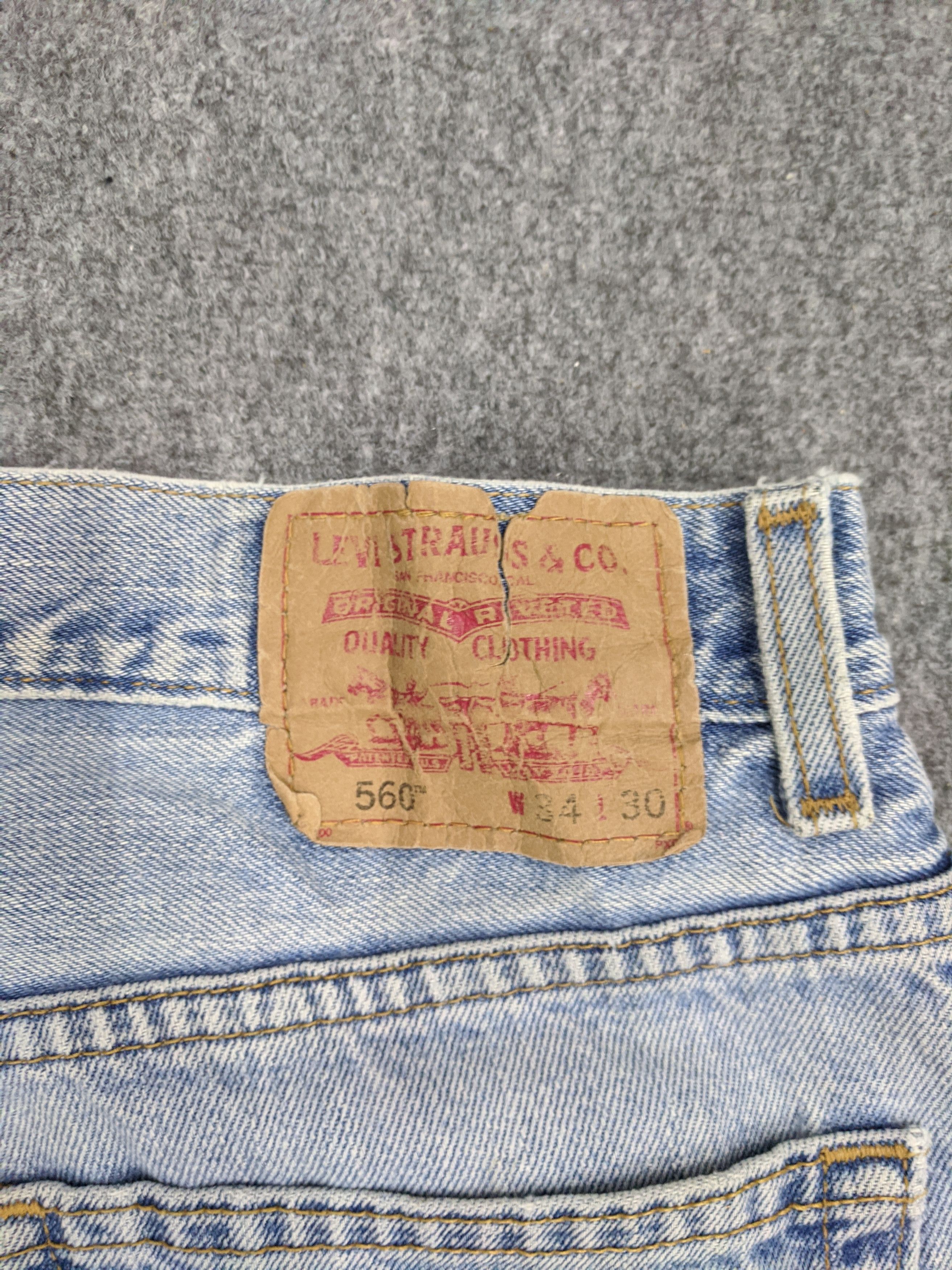 Levi's Vintage Levis 560 Jeans DP0908 Size US 36 / EU 52 - 5 Thumbnail