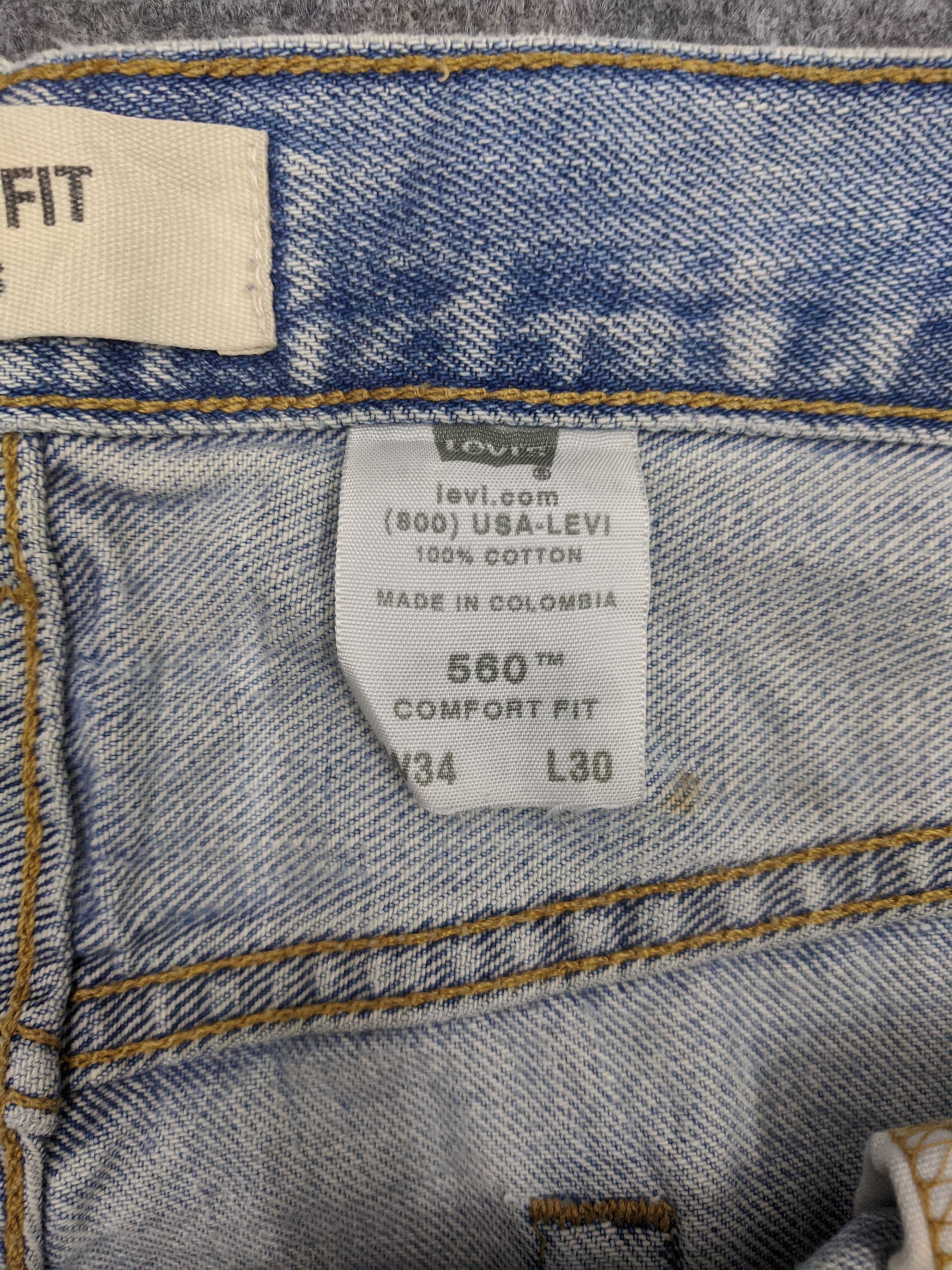 Levi's Vintage Levis 560 Jeans DP0908 Size US 36 / EU 52 - 7 Thumbnail