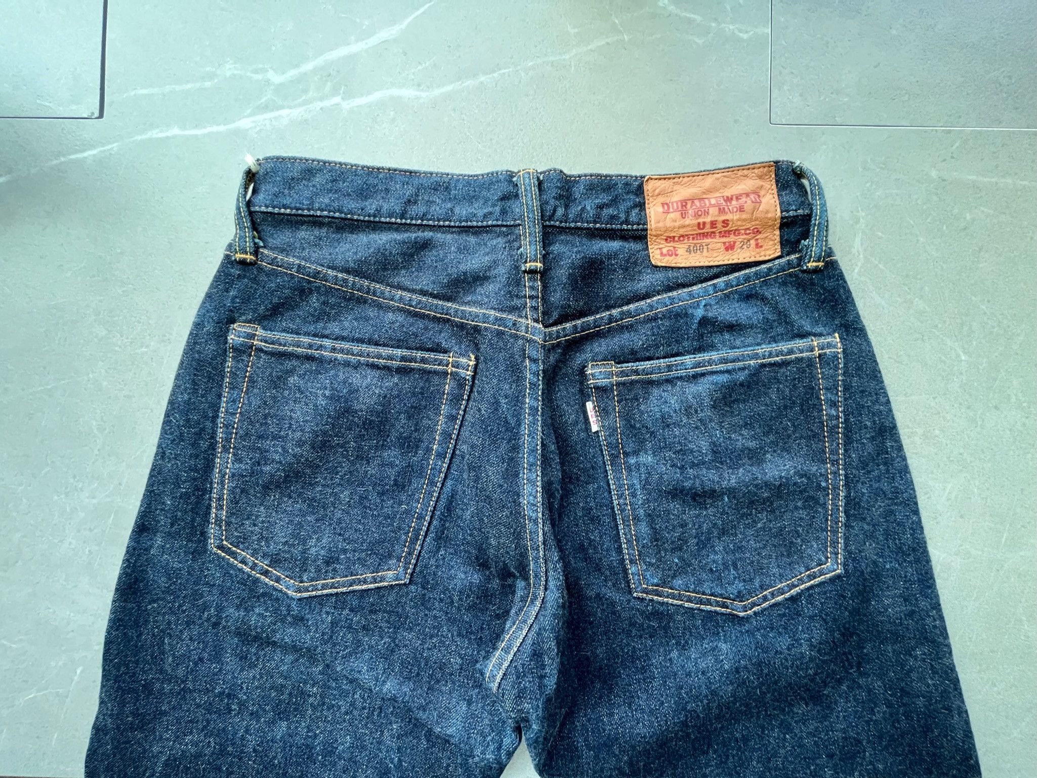 UES Clothing Early Version UES Japan Made 400T Tapered Selvedge Jeans Size US 29 - 4 Thumbnail
