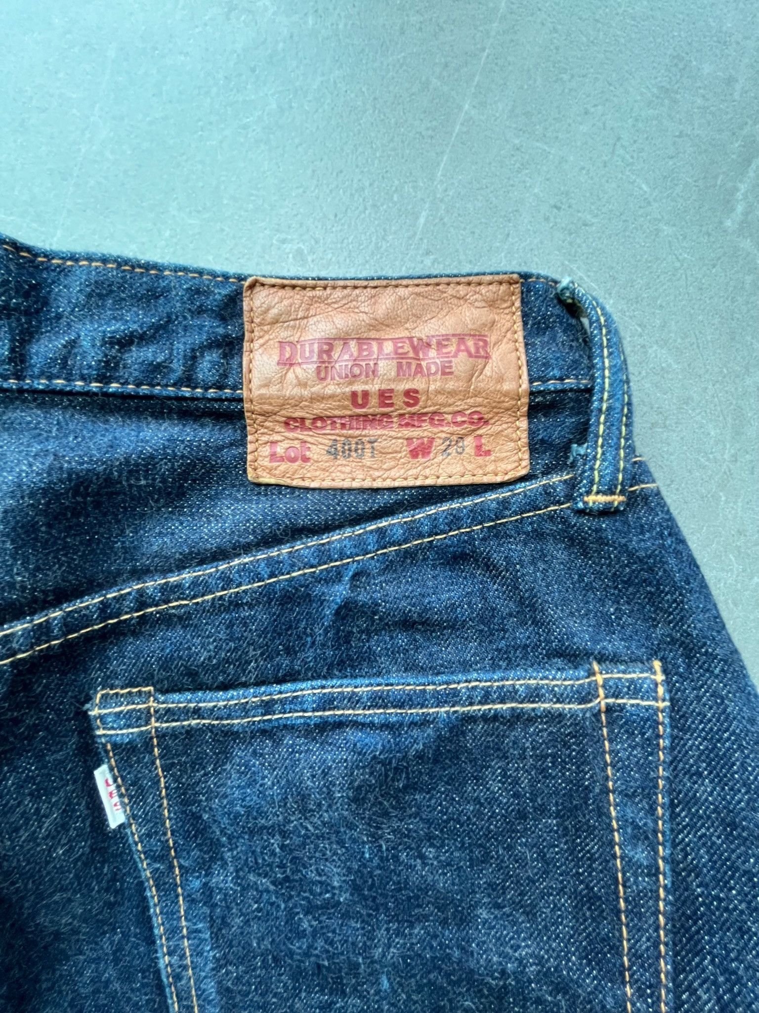 UES Clothing Early Version UES Japan Made 400T Tapered Selvedge Jeans Size US 29 - 9 Thumbnail