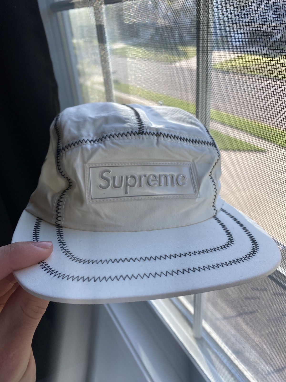 Supreme Contrast Stitch Camp Cap | Grailed