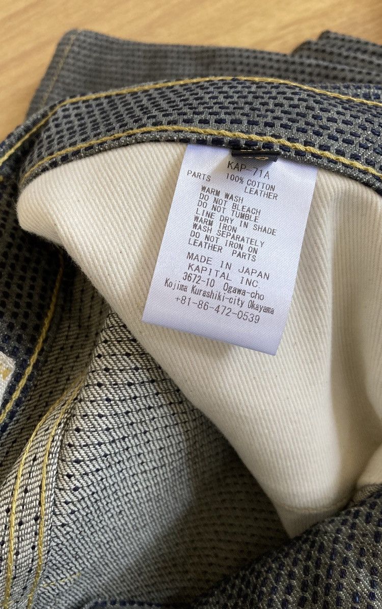 Kapital × Kapital Kountry Kapital Century Denim Indigo No 7S 5p Monkey Cisco- Stone Size US 36 / EU 52 - 11 Thumbnail