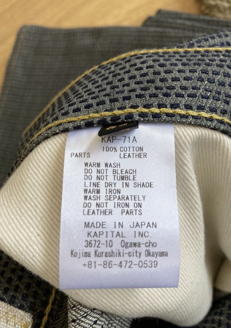 Kapital × Kapital Kountry Kapital Century Denim Indigo No 7S 5p Monkey Cisco- Stone Size US 36 / EU 52 - 12 Thumbnail