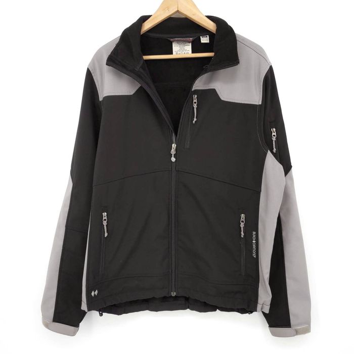 Black diamond double outlet diamond jacket