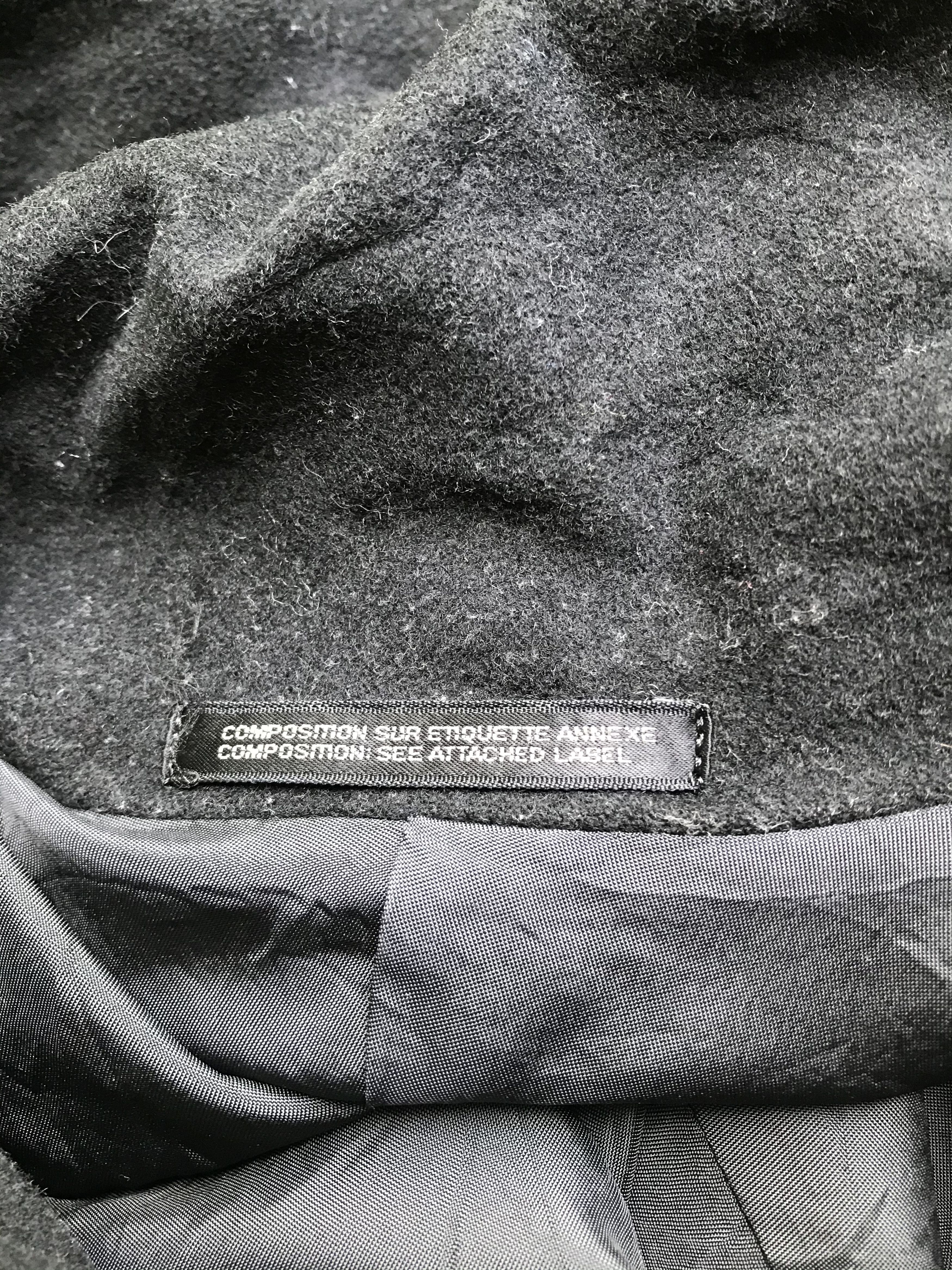Yohji Yamamoto Y’s Yohji Yamamoto Avantgarde Wool Hooded Jacket Size S / US 4 / IT 40 - 3 Thumbnail