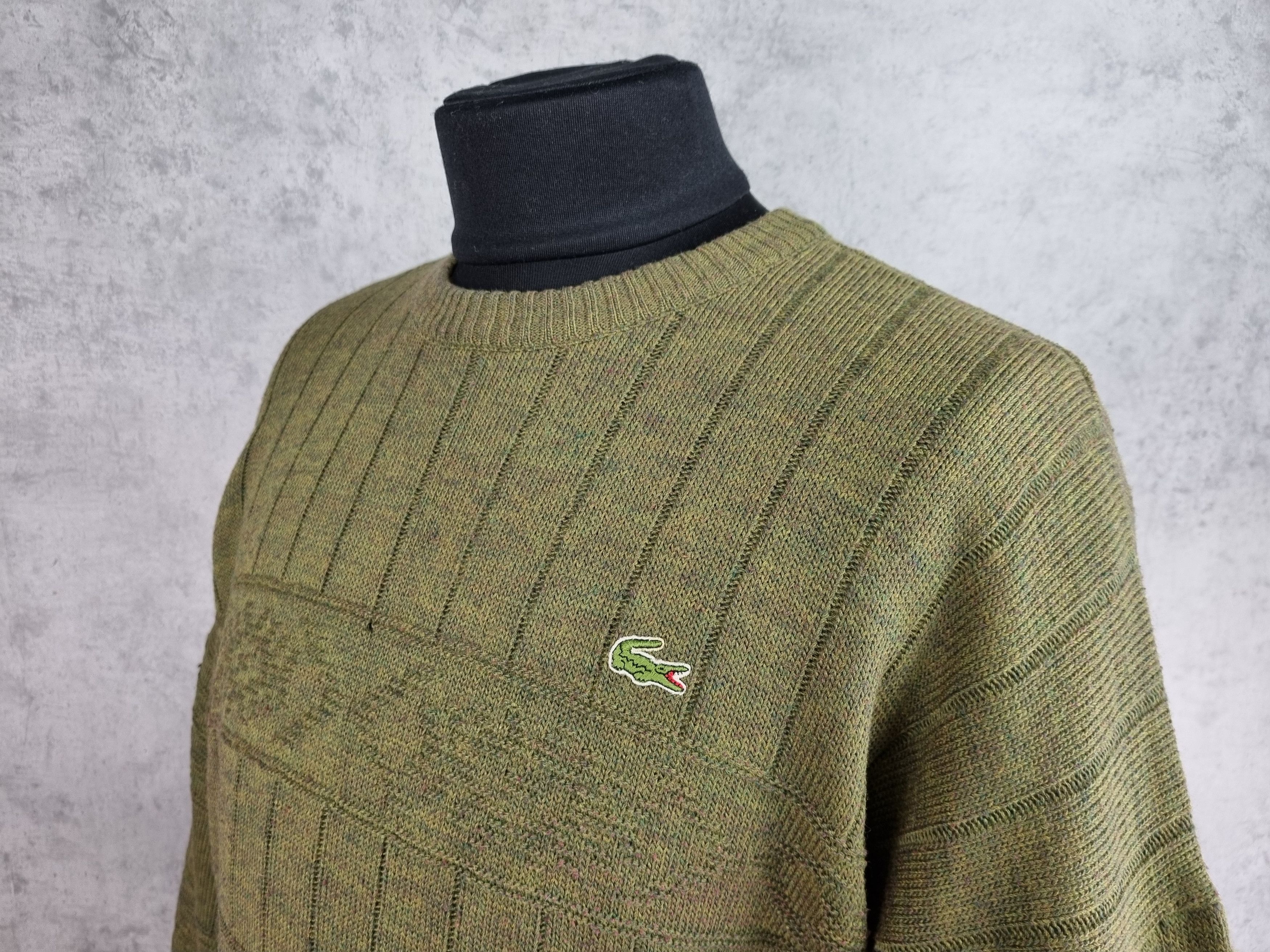 Golf Wang × Lacoste × Vintage Lacoste Chemise France Made Knitted Sweater Military Style Size US XXL / EU 58 / 5 - 7 Thumbnail