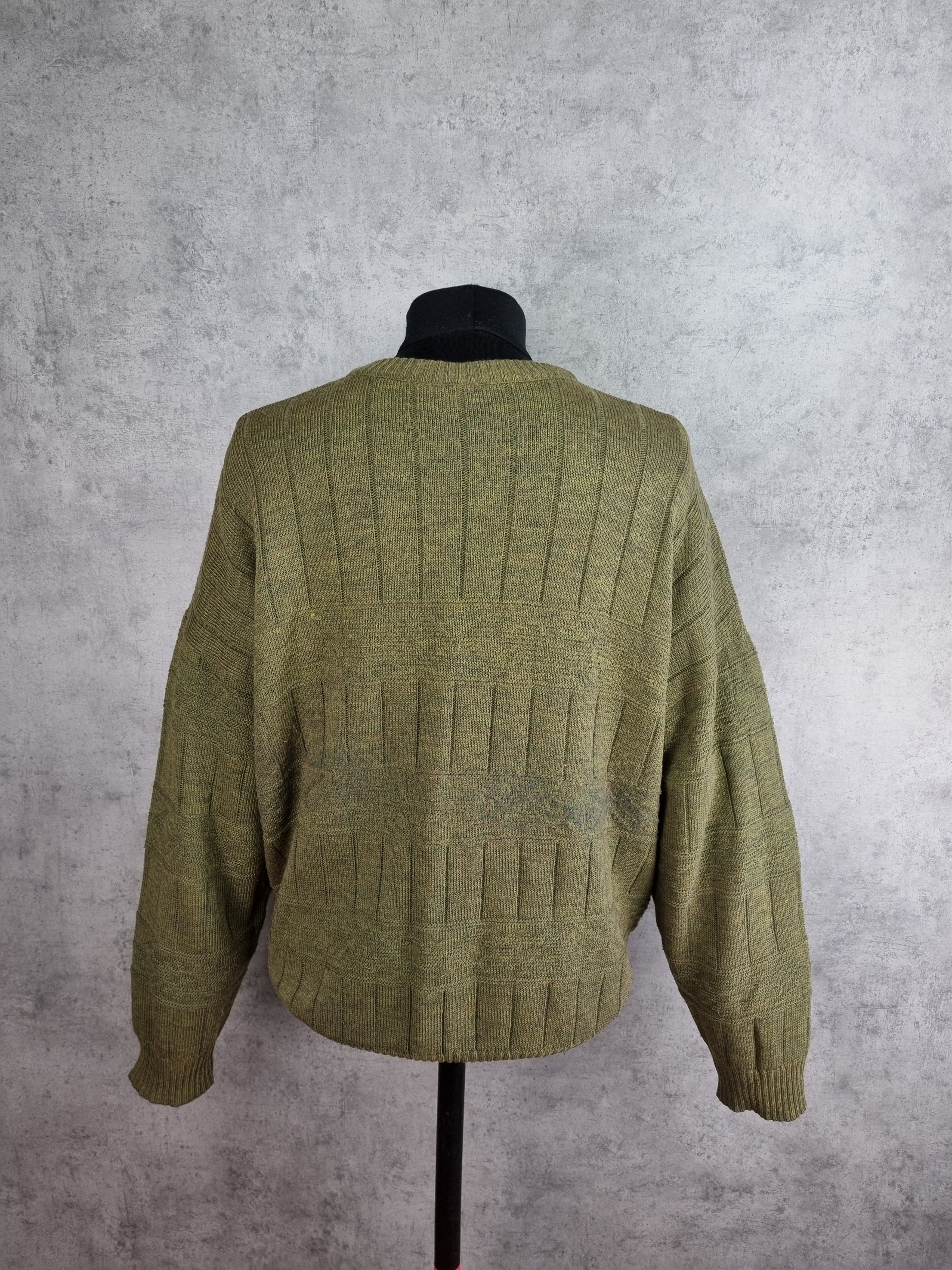 Golf Wang × Lacoste × Vintage Lacoste Chemise France Made Knitted Sweater Military Style Size US XXL / EU 58 / 5 - 8 Thumbnail