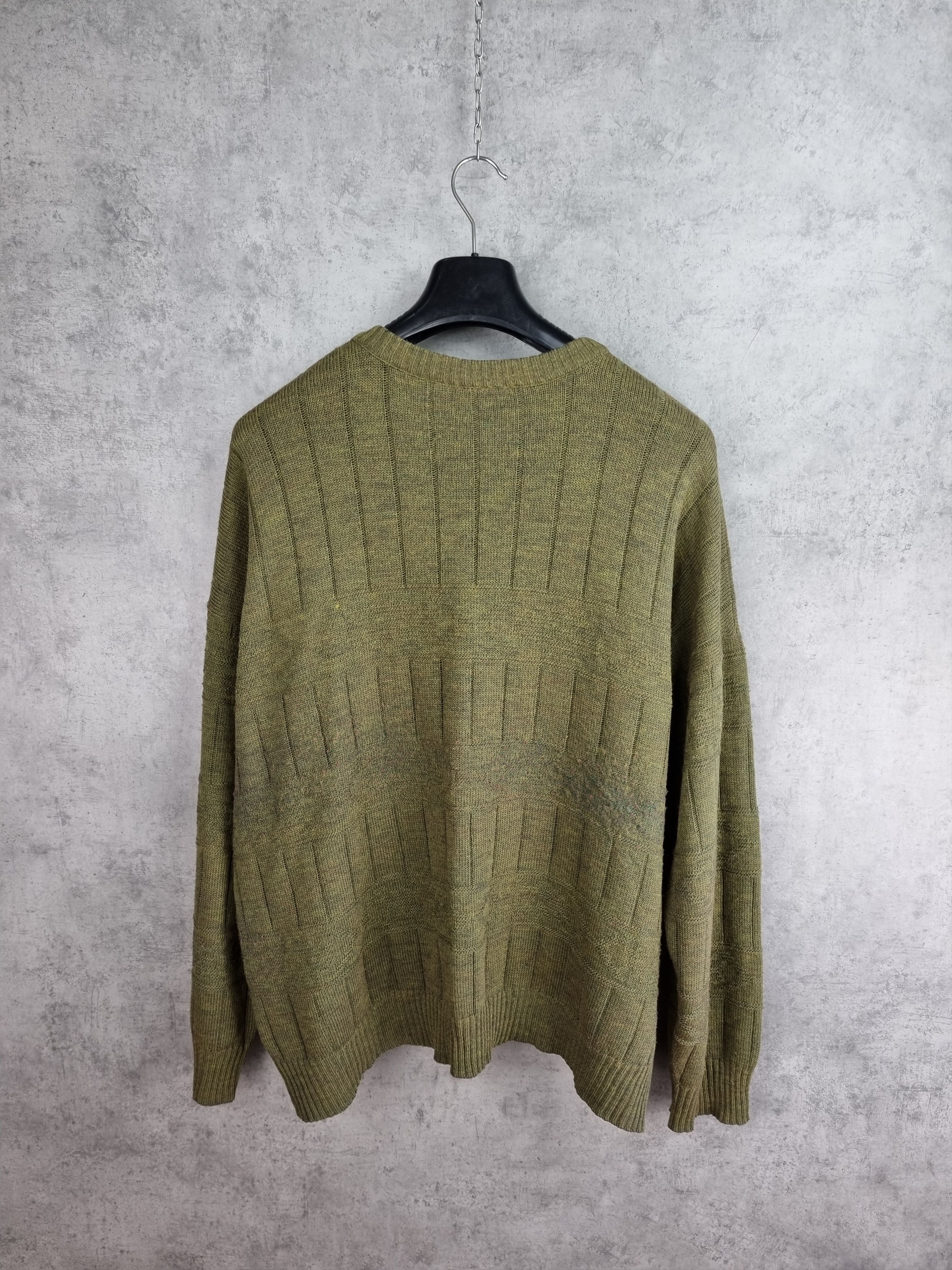 Golf Wang × Lacoste × Vintage Lacoste Chemise France Made Knitted Sweater Military Style Size US XXL / EU 58 / 5 - 4 Thumbnail
