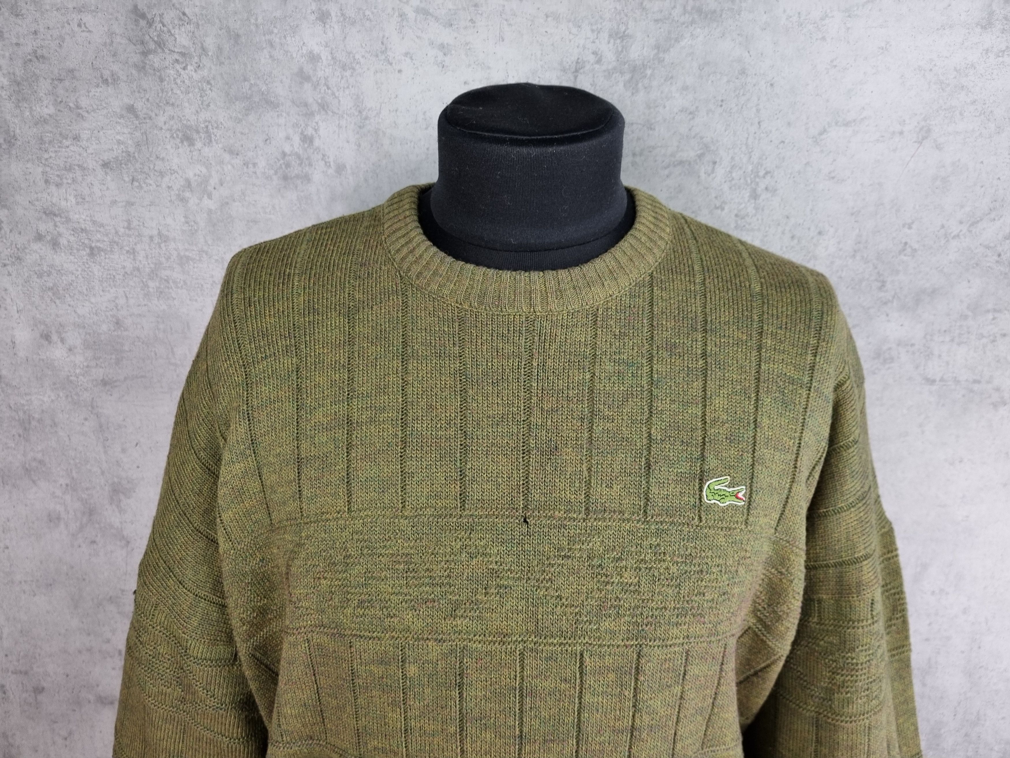 Golf Wang × Lacoste × Vintage Lacoste Chemise France Made Knitted Sweater Military Style Size US XXL / EU 58 / 5 - 16 Thumbnail