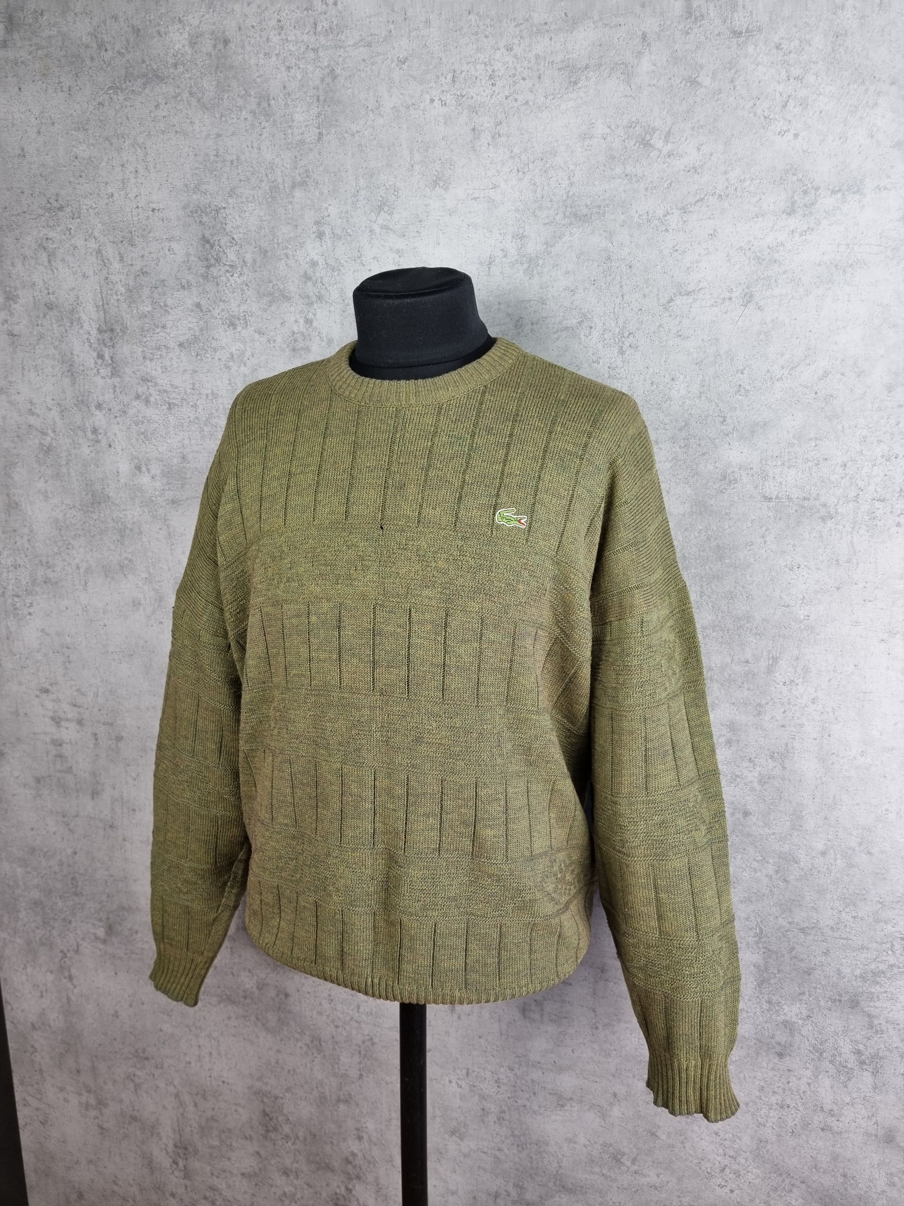 Golf Wang × Lacoste × Vintage Lacoste Chemise France Made Knitted Sweater Military Style Size US XXL / EU 58 / 5 - 6 Thumbnail