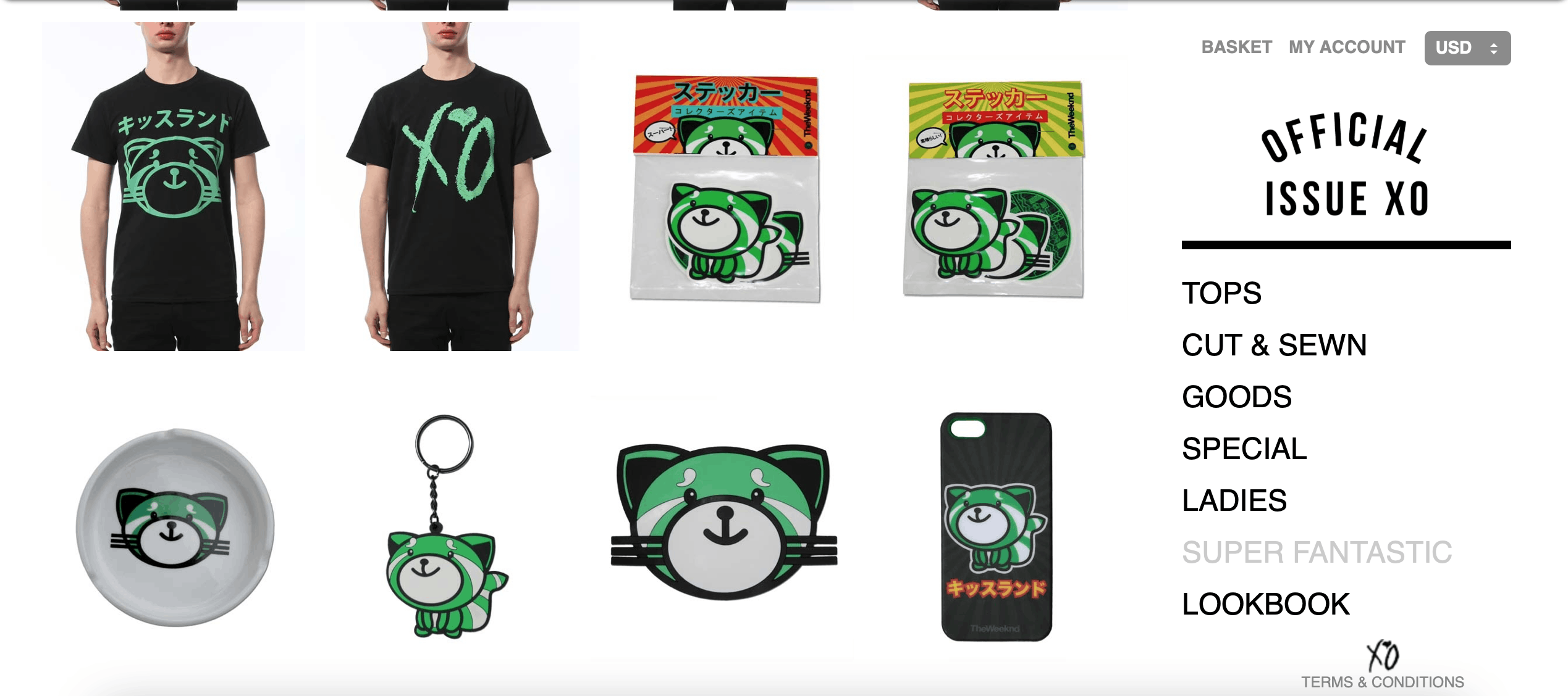 The Weeknd The Weeknd Official Issue XO Kissland 2013 keychain Size ONE SIZE - 4 Thumbnail