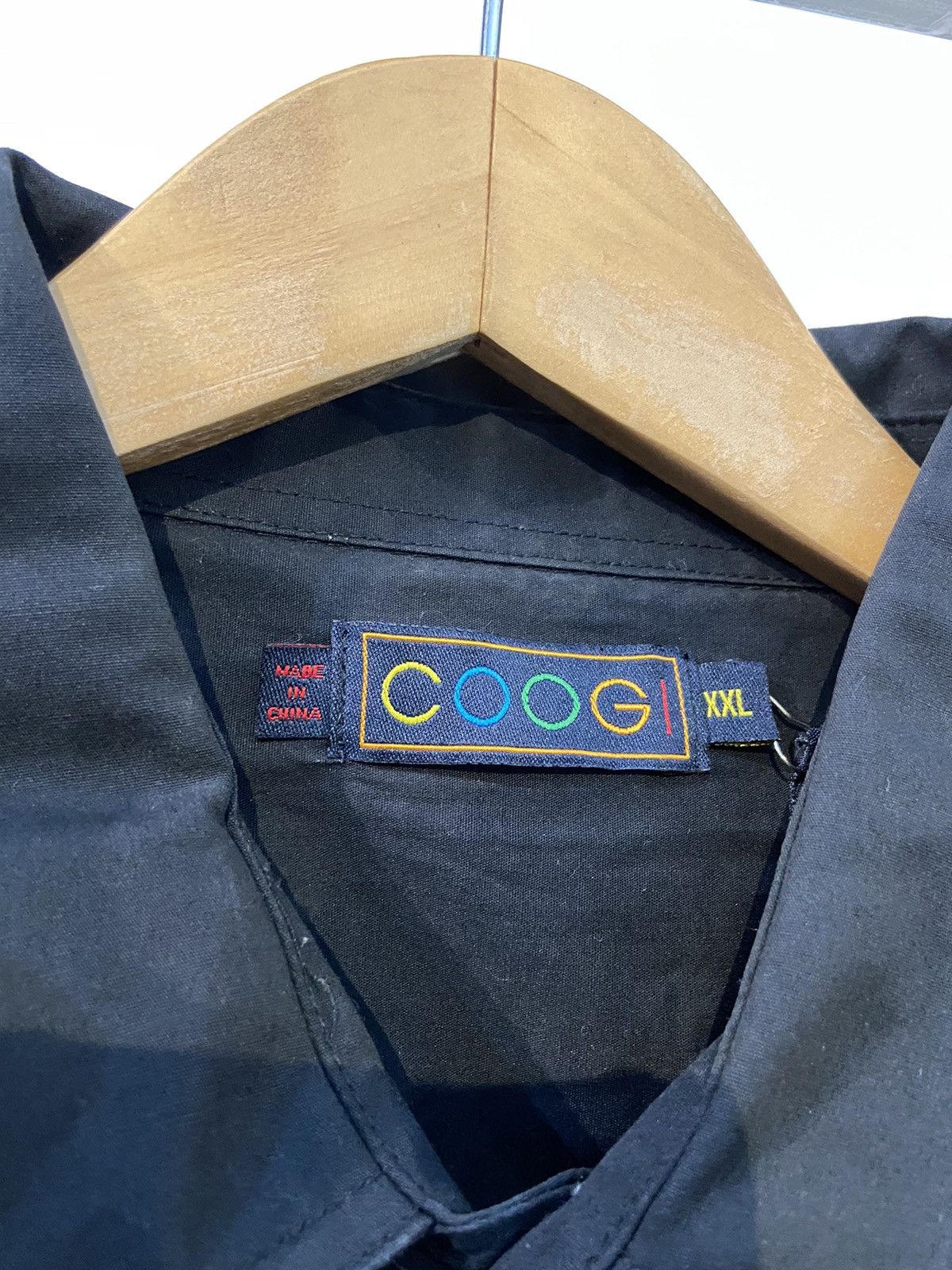 Coogi oversized black shirt