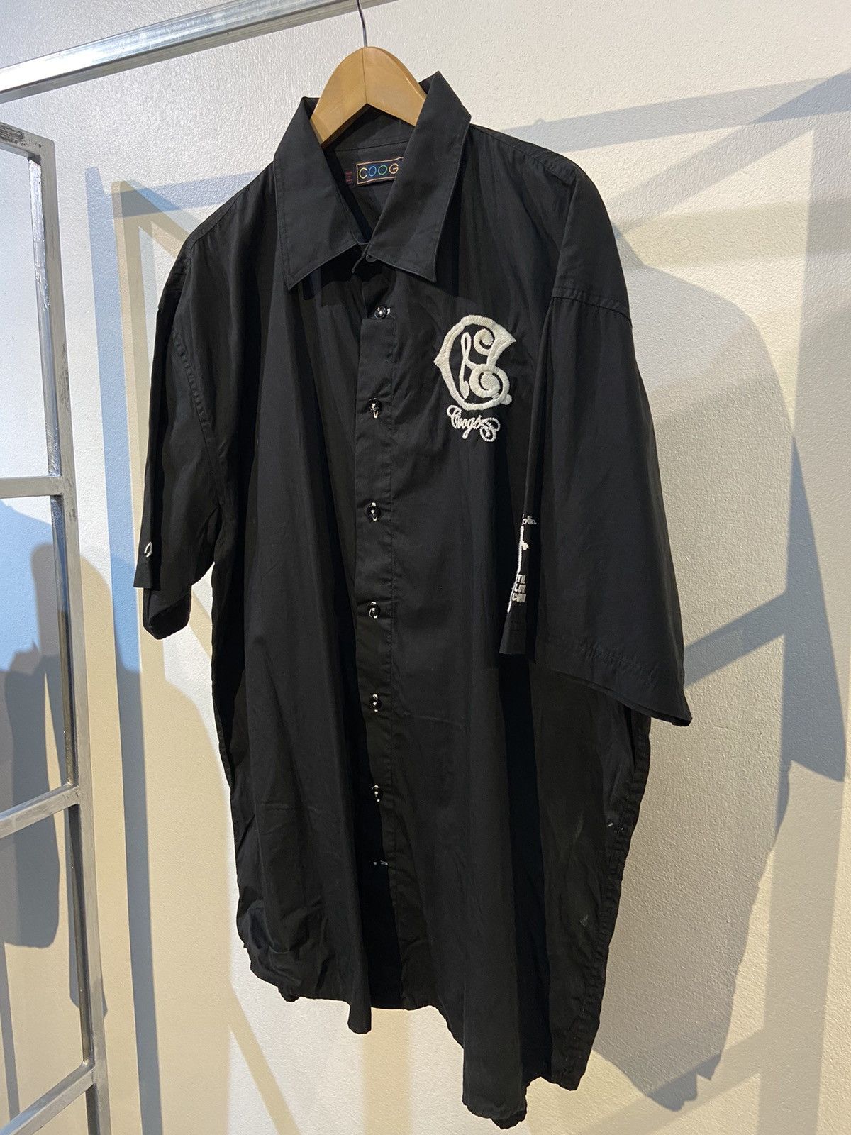 Coogi oversized black shirt