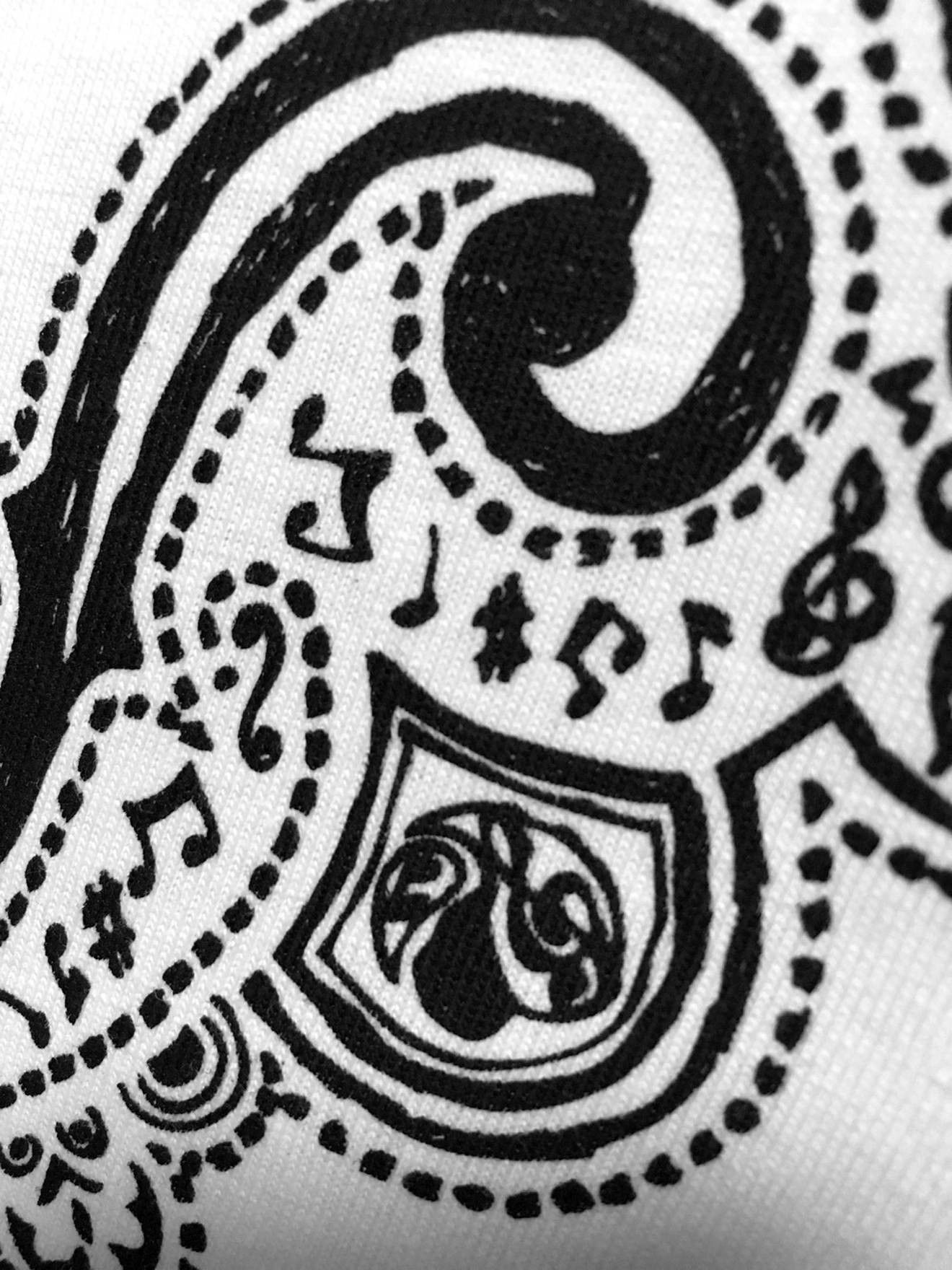 Number (N)ine Number Nine Paisley Pyramid Tee - White (n)ine Size US M / EU 48-50 / 2 - 5 Thumbnail