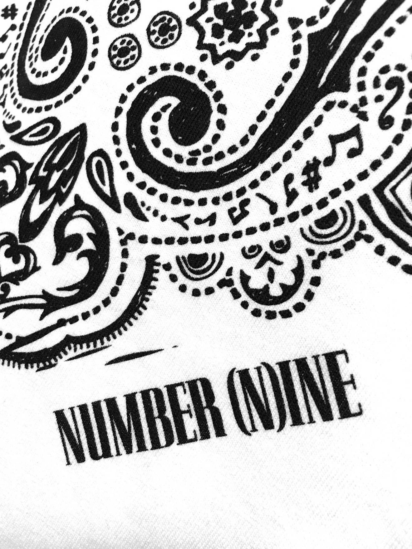 Number (N)ine Number Nine Paisley Pyramid Tee - White (n)ine Size US M / EU 48-50 / 2 - 3 Thumbnail
