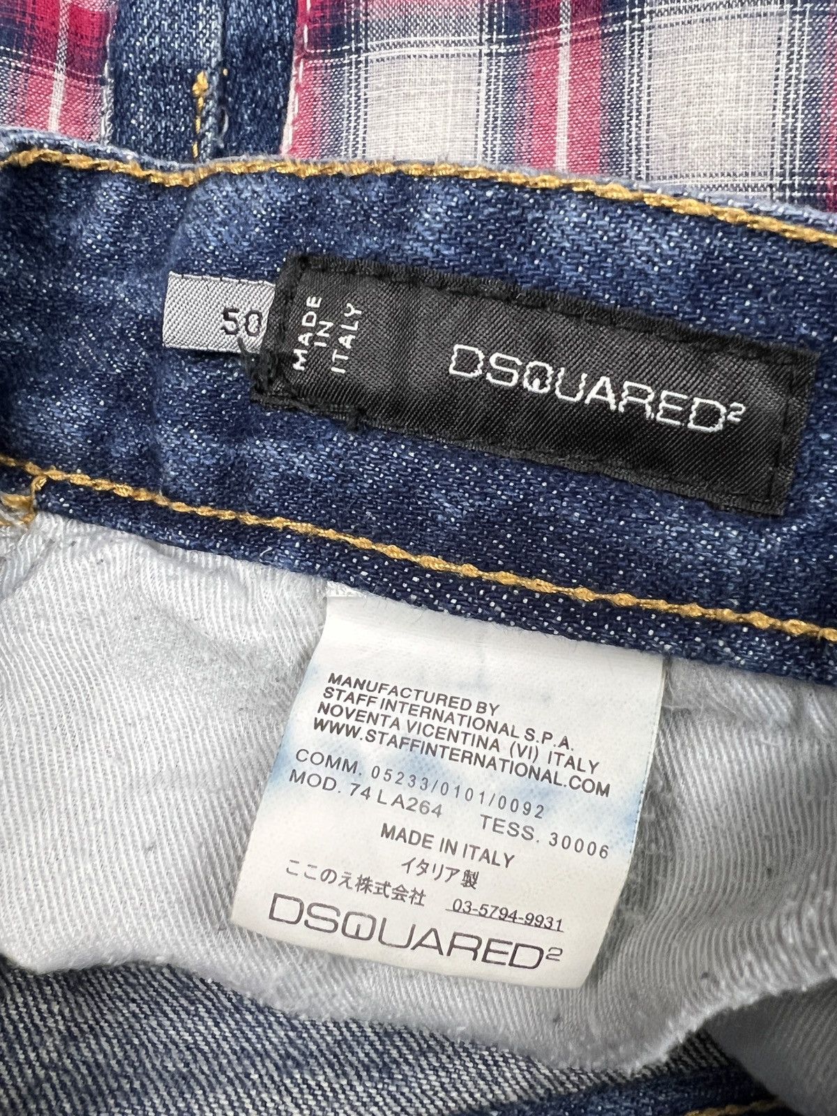 Dsquared2 Dsquared Repatch Denim Shorts Size US 32 / EU 48 - 9 Thumbnail