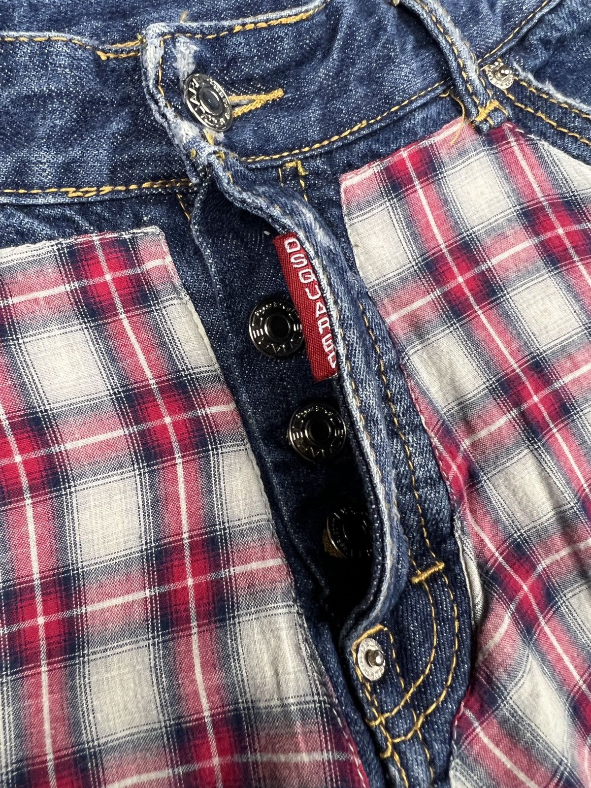Dsquared2 Dsquared Repatch Denim Shorts Size US 32 / EU 48 - 8 Thumbnail