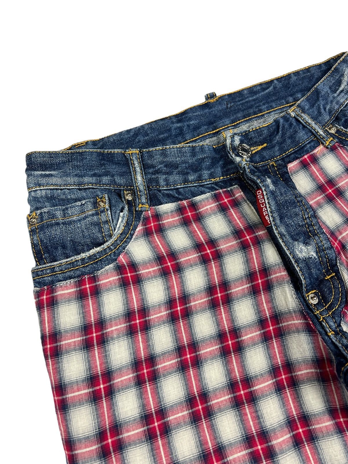 Dsquared2 Dsquared Repatch Denim Shorts Size US 32 / EU 48 - 4 Thumbnail