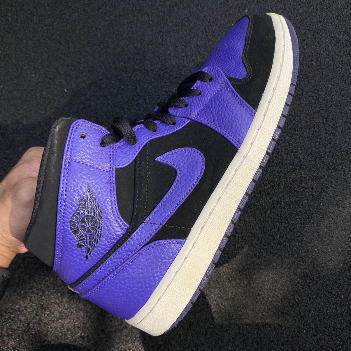Nike Jordan 1 Mid ‘Dark Concord’ 2018 Size US 10 / EU 43 - 2 Thumbnail