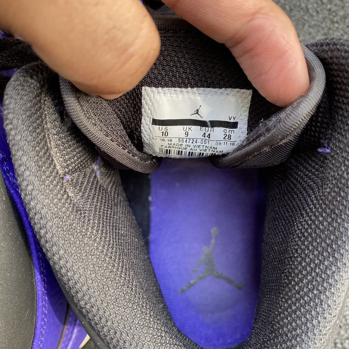 Nike Jordan 1 Mid ‘Dark Concord’ 2018 Size US 10 / EU 43 - 9 Thumbnail