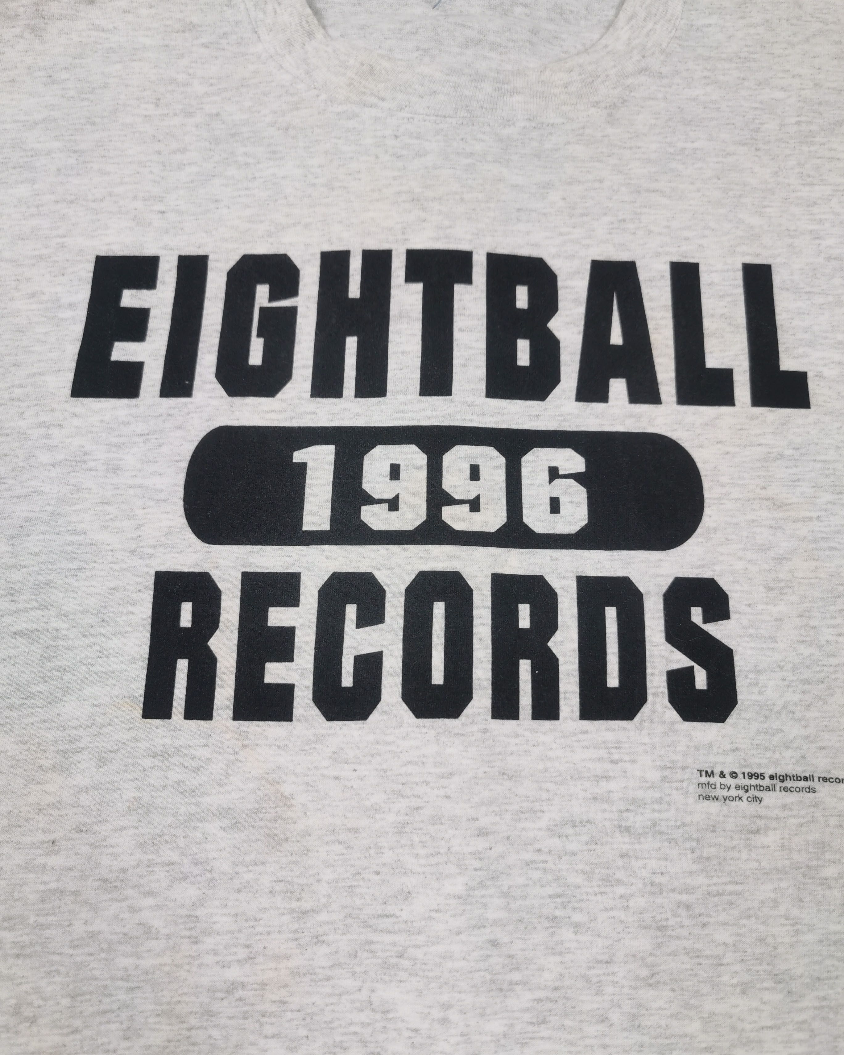 Menace Vintage 96 8-Ball Record Stussy Tupac Beggie T shirt Size US XL / EU 56 / 4 - 3 Thumbnail