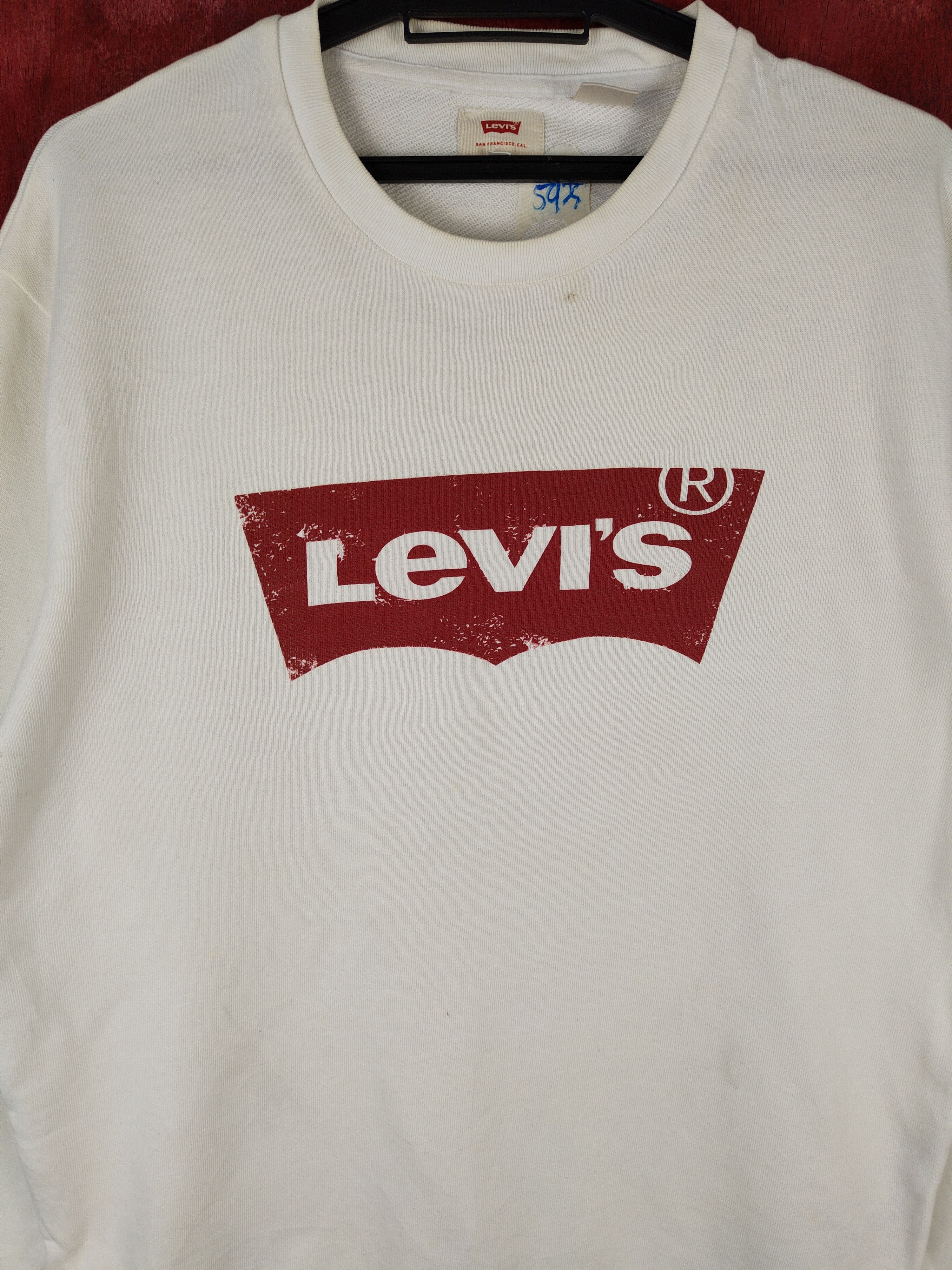 Levi's DL Levi's White vintage sweatshirt #5925 Size US M / EU 48-50 / 2 - 2 Thumbnail