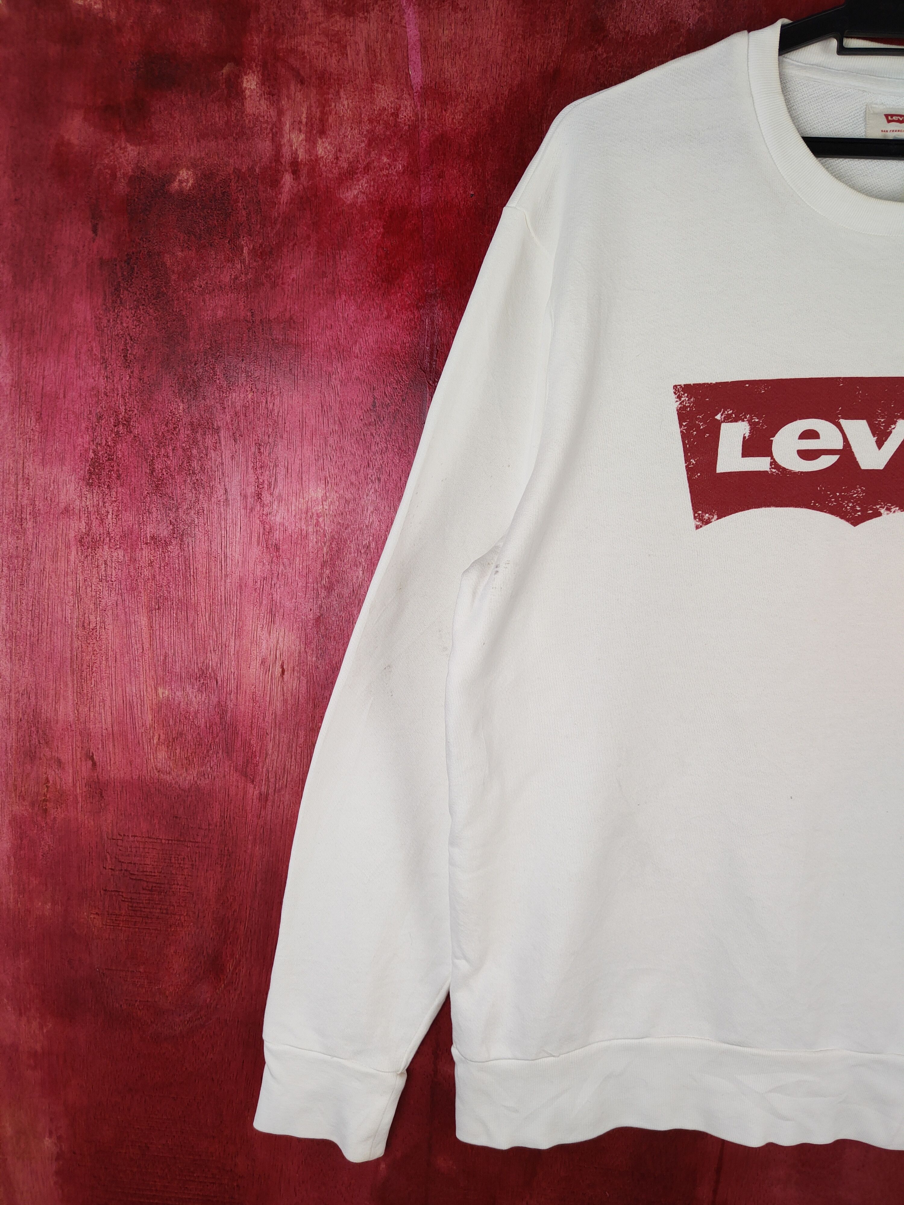 Levi's DL Levi's White vintage sweatshirt #5925 Size US M / EU 48-50 / 2 - 3 Thumbnail
