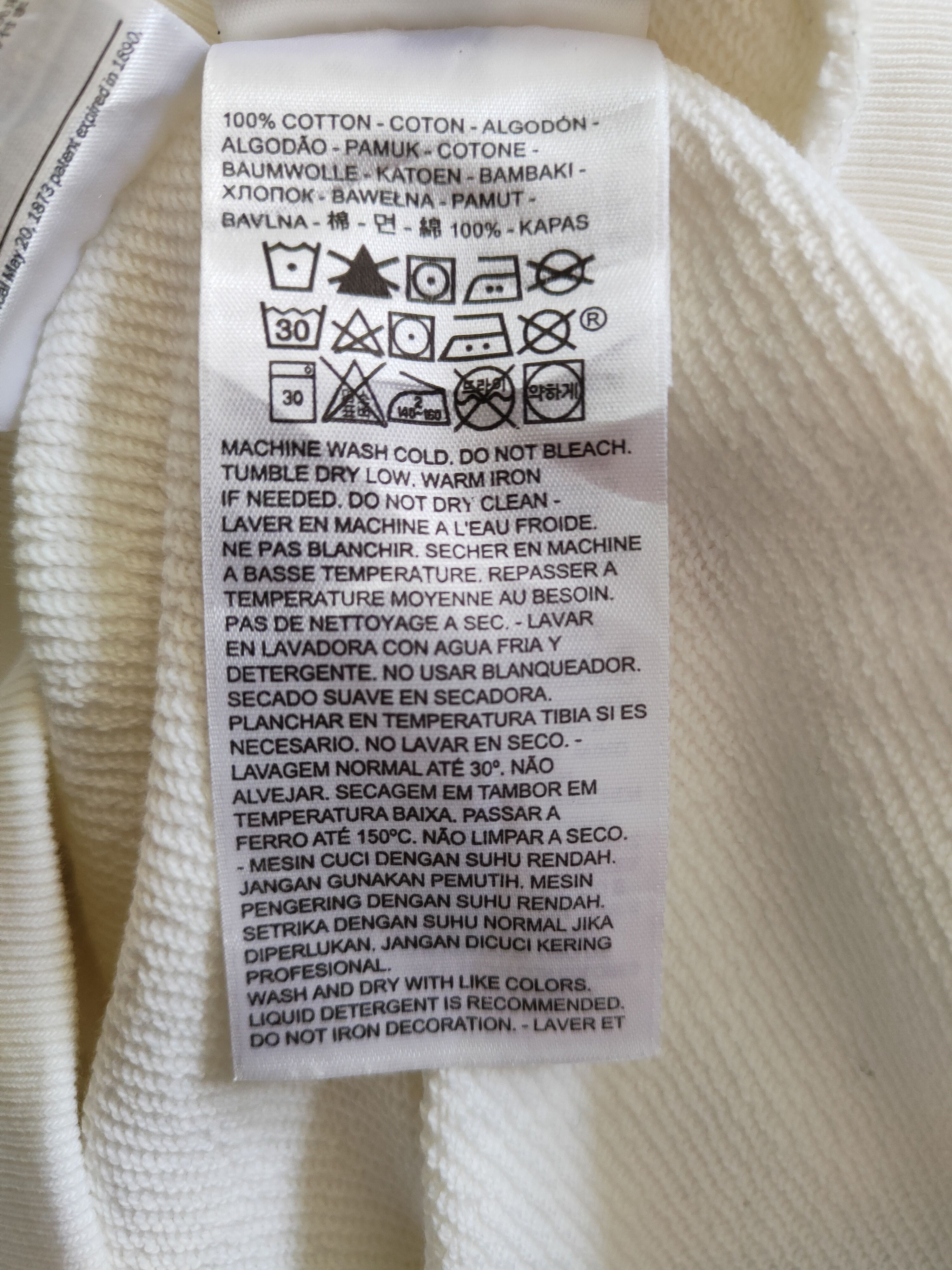 Levi's DL Levi's White vintage sweatshirt #5925 Size US M / EU 48-50 / 2 - 10 Thumbnail